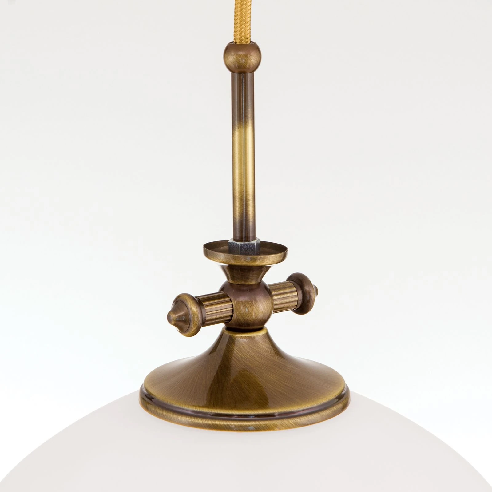 Viseća lampa EMPIRE, antik mesing završna obrada, 24cm - 5