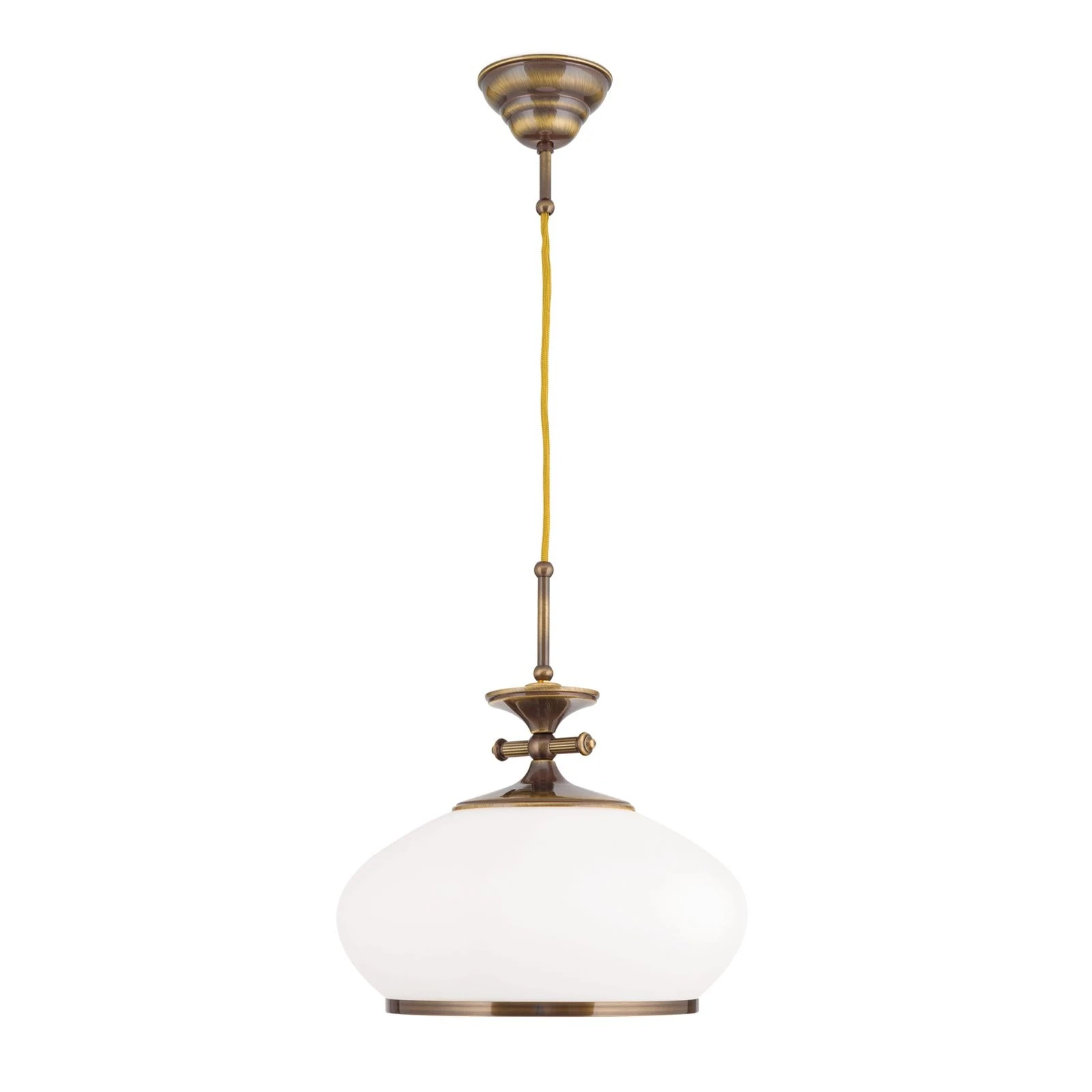 Viseća lampa EMPIRE, antik mesing završna obrada, 32cm - 4