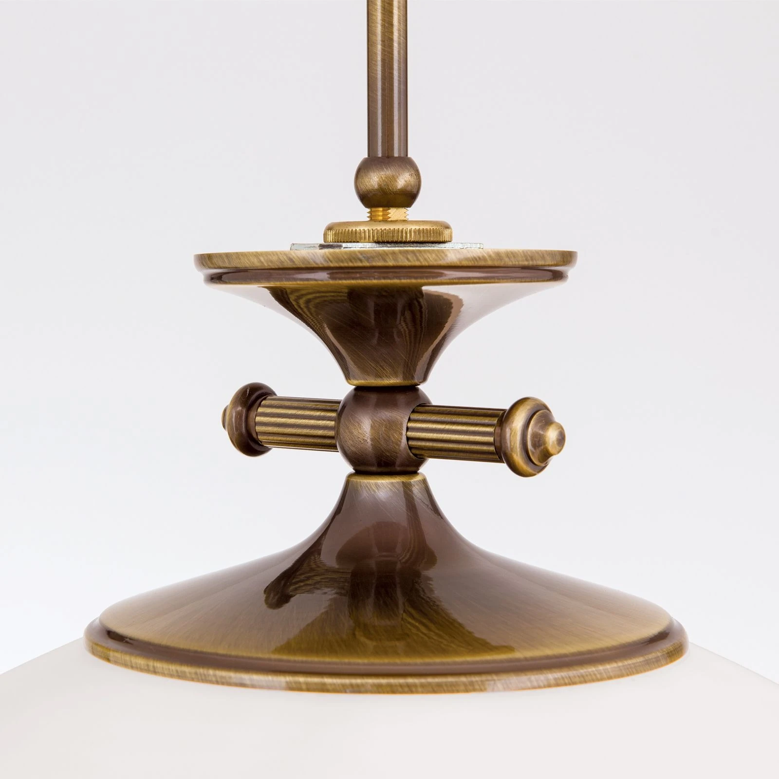 Viseća lampa EMPIRE, antik mesing završna obrada, 32cm - 5