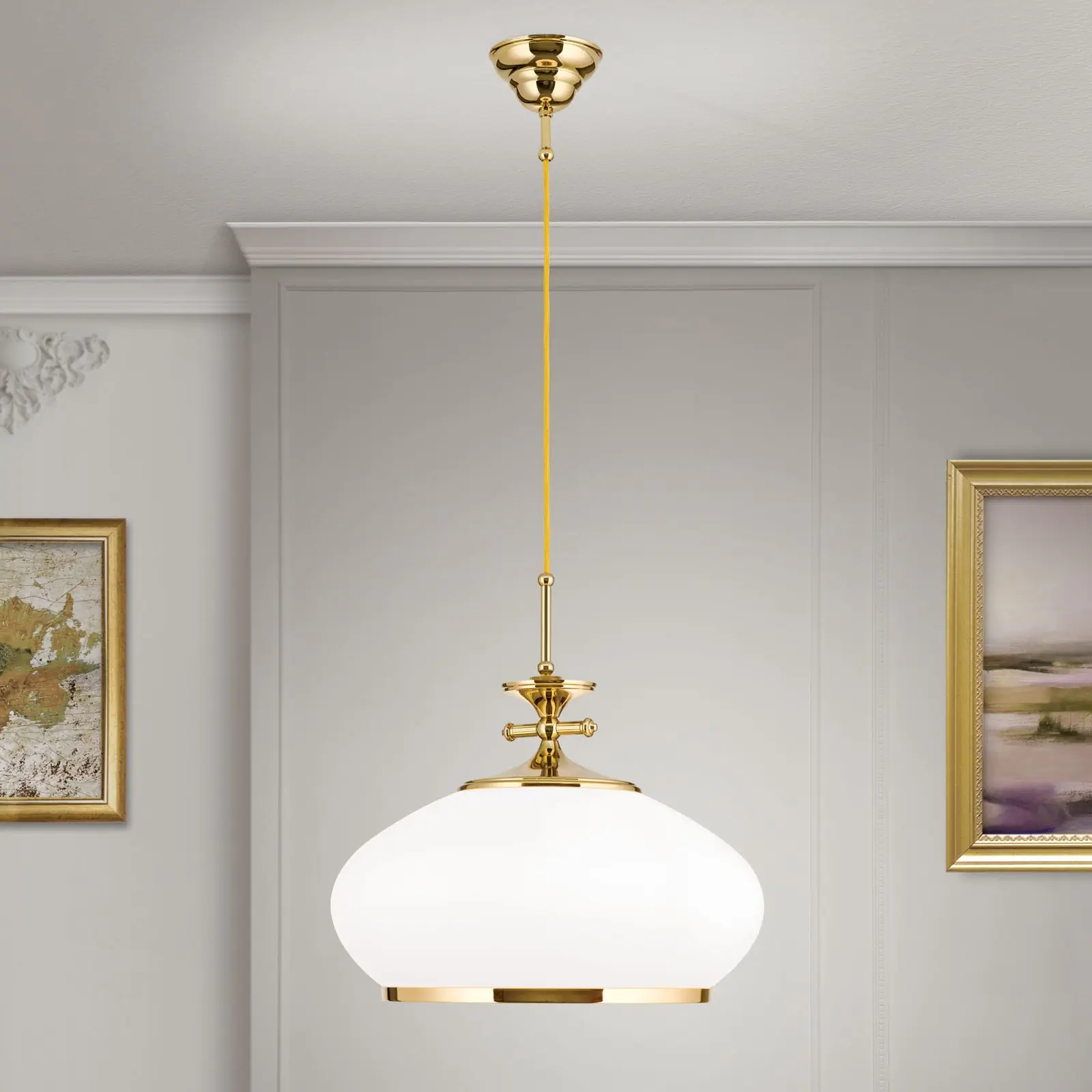Viseća lampa EMPIRE, zlato, 40cm - 1