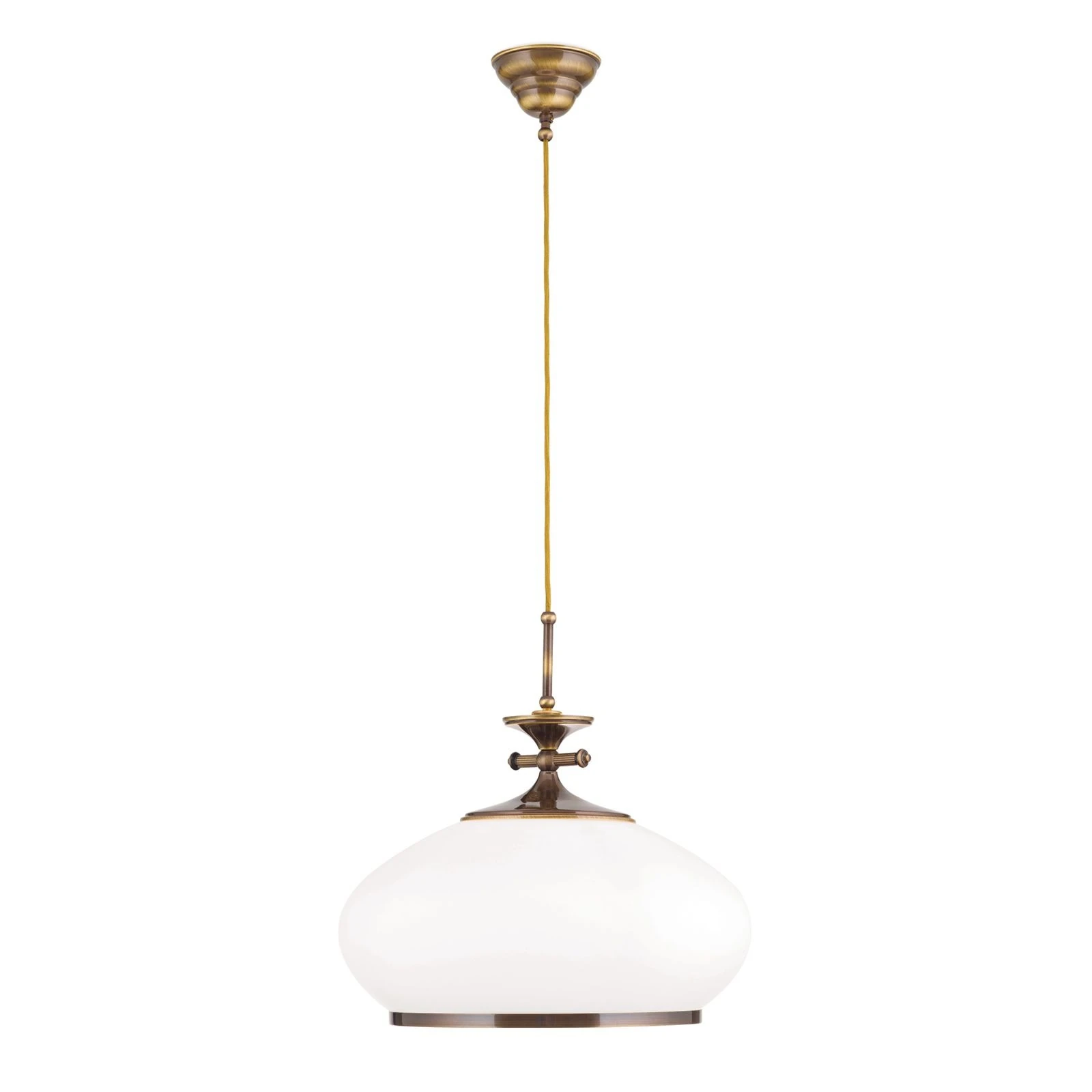 Viseća lampa EMPIRE, antik mesing završna obrada, 40cm - 4