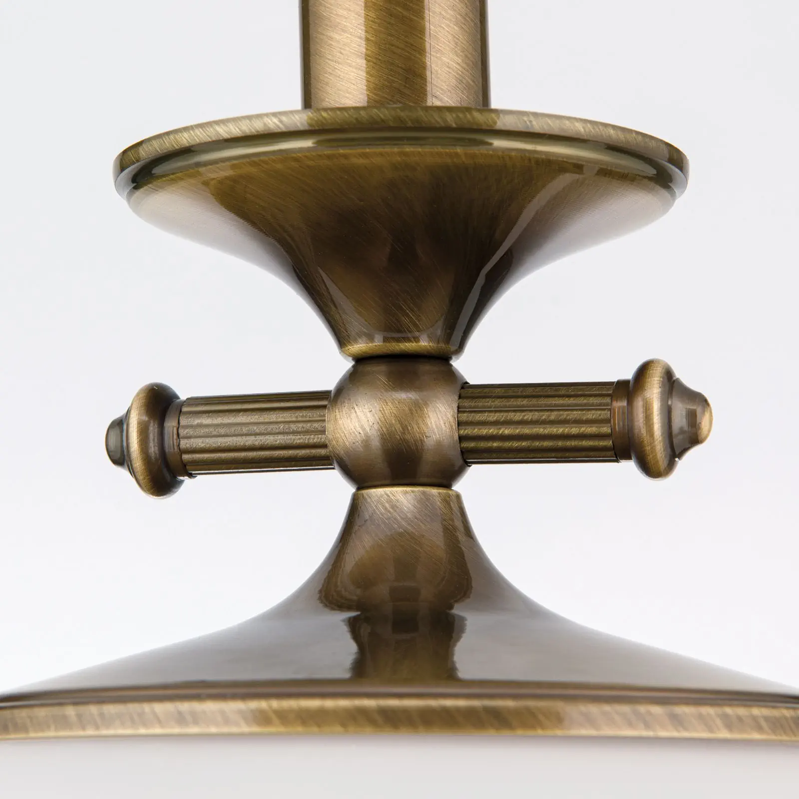 Viseća lampa EMPIRE, antik mesing završna obrada, 32cm, sa sistemom podizanja - 6