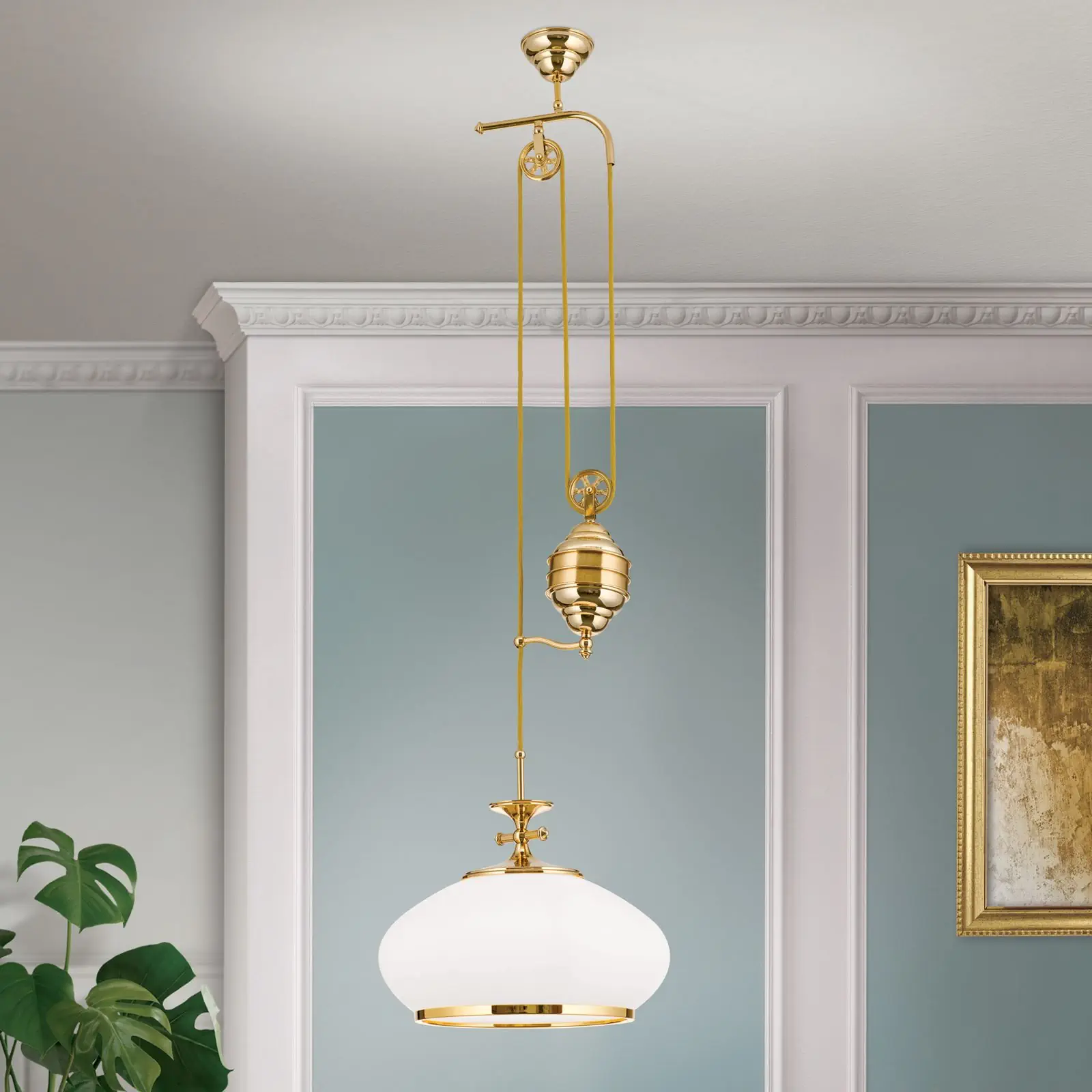 Viseća lampa EMPIRE, zlato, 40cm, sa sistemom podizanja - 2