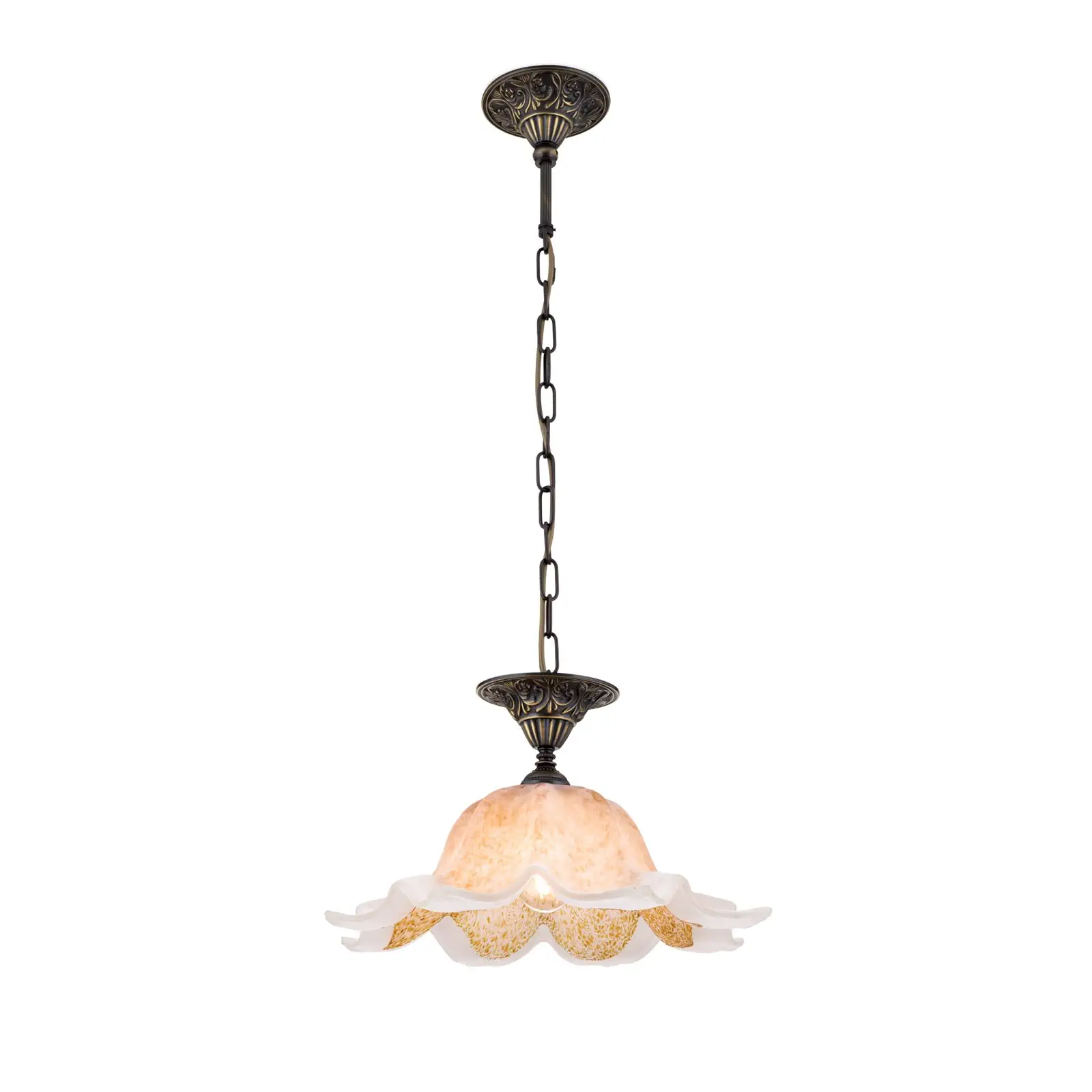 Viseća lampa TOSCA, antik mesing - 4