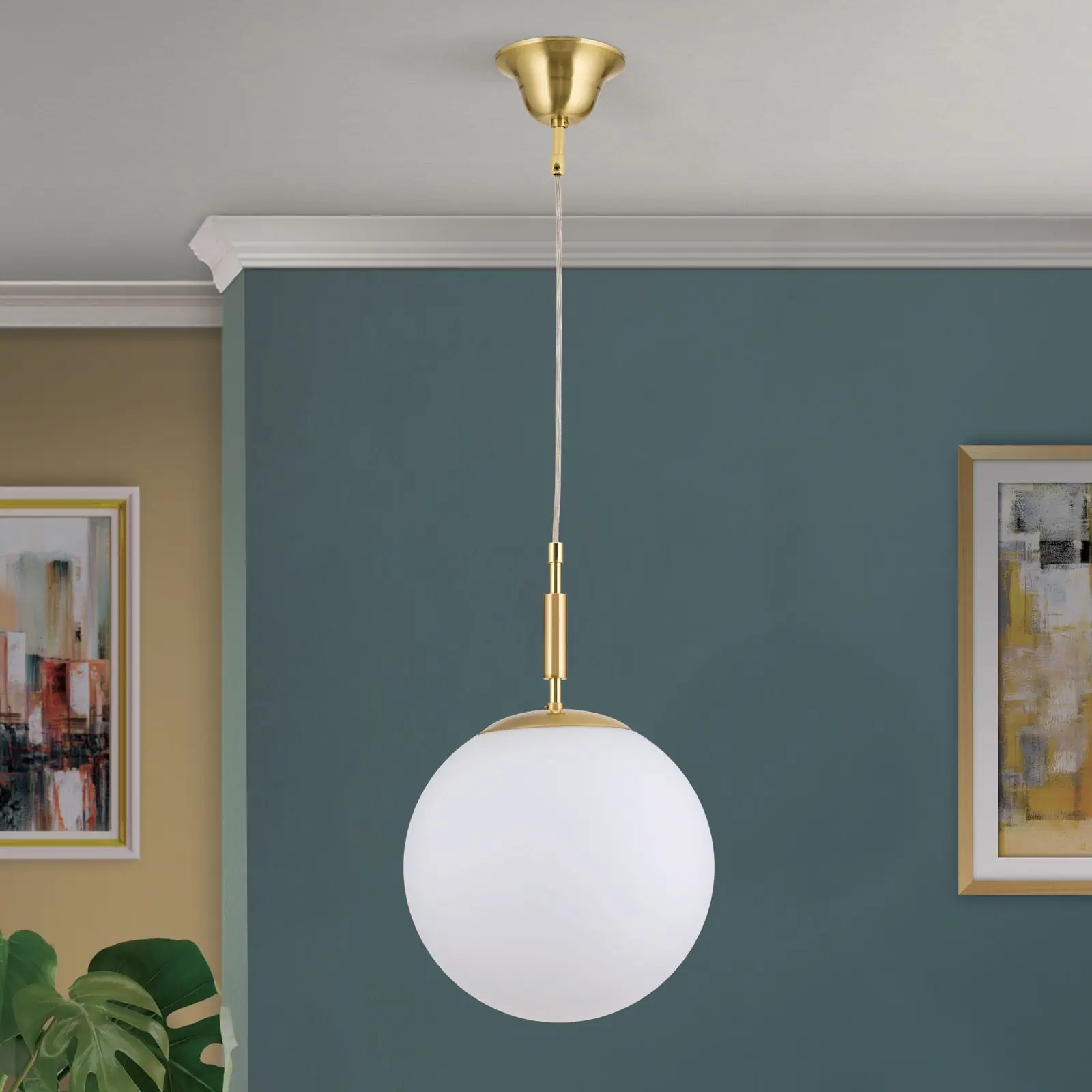 Viseća lampa ARTDESIGN, mat mesing, 25cm - 3