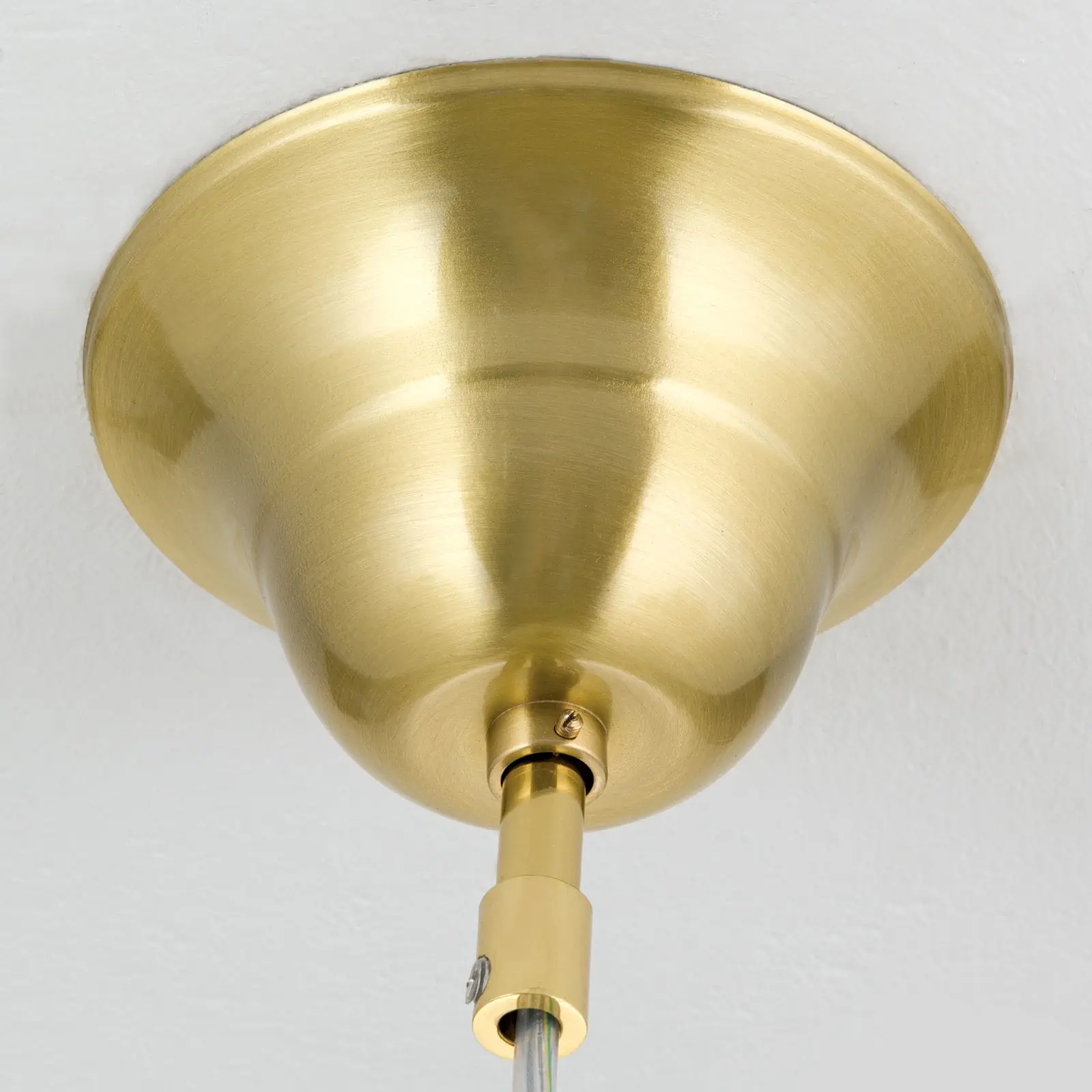 Viseća lampa ARTDESIGN, 1 izvor svetla, mat mesing, sa staklom u boji šampanjca, 30cm - 6