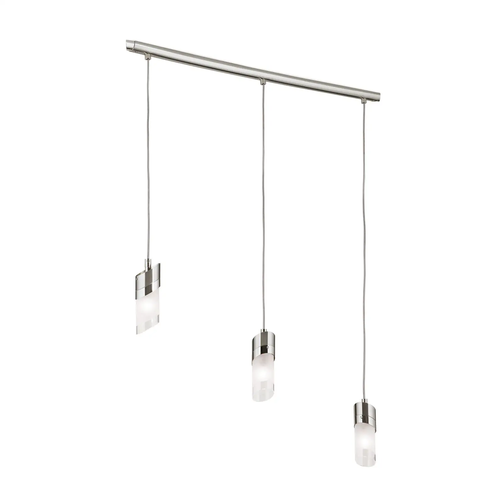 Viseća lampa SPOT EXCLUSIVE, 3  izvora svetla, saten, sa prozirnim mat staklom - 4