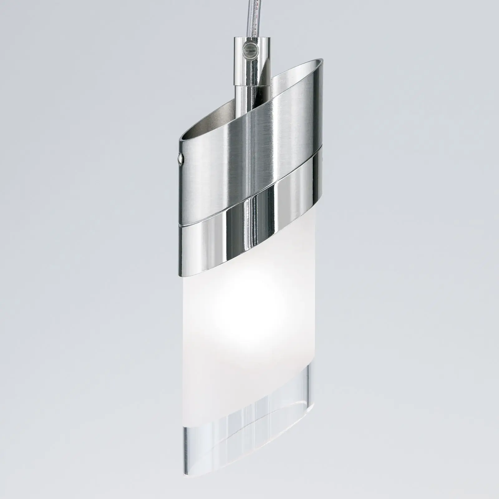 Viseća lampa SPOT EXCLUSIVE, 3  izvora svetla, saten, sa prozirnim mat staklom - 5