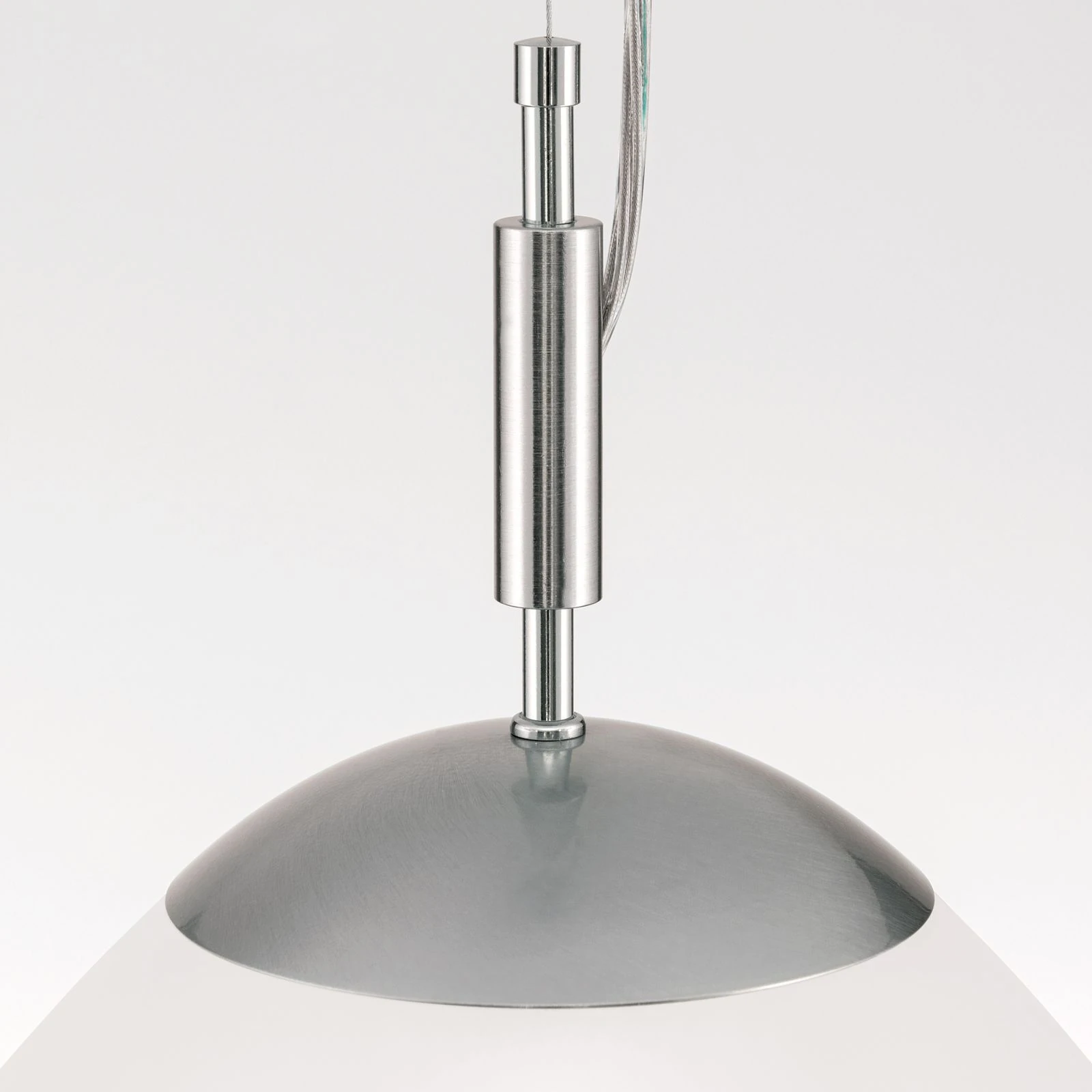 Viseća lampa OPALDESIGN, saten hrom, 40 cm - 5