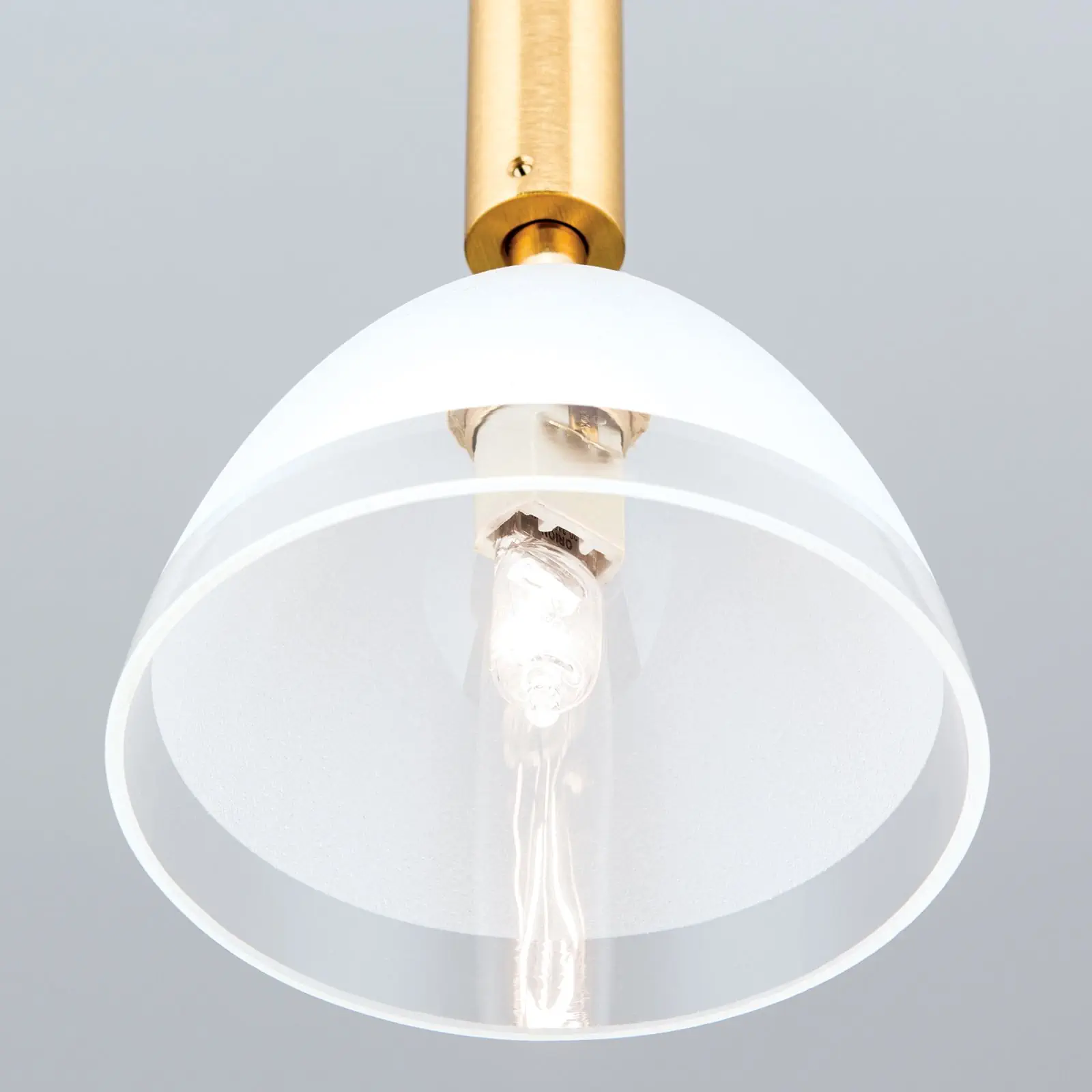 Viseća lampa OPALDESIGN, mat zlatna, 10 cm - 6