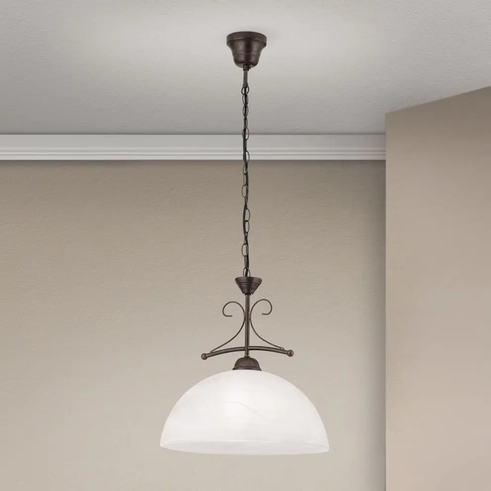 Viseća lampa RULA, 1-plamena, antik - 1
