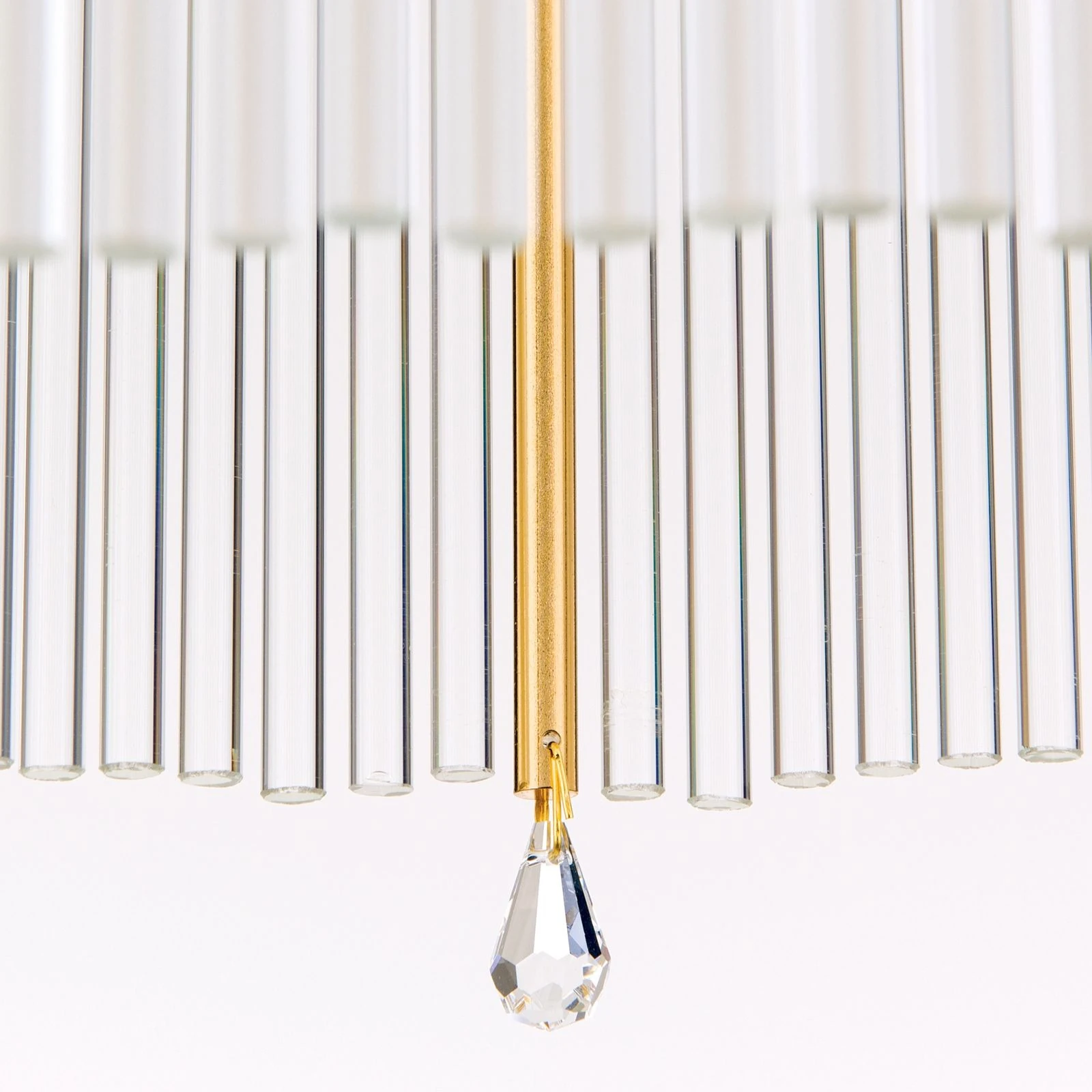 Viseća lampa ADELE, 24-karatno pozlaćena, štapići od kristalnog stakla, Ø 26 cm - 5