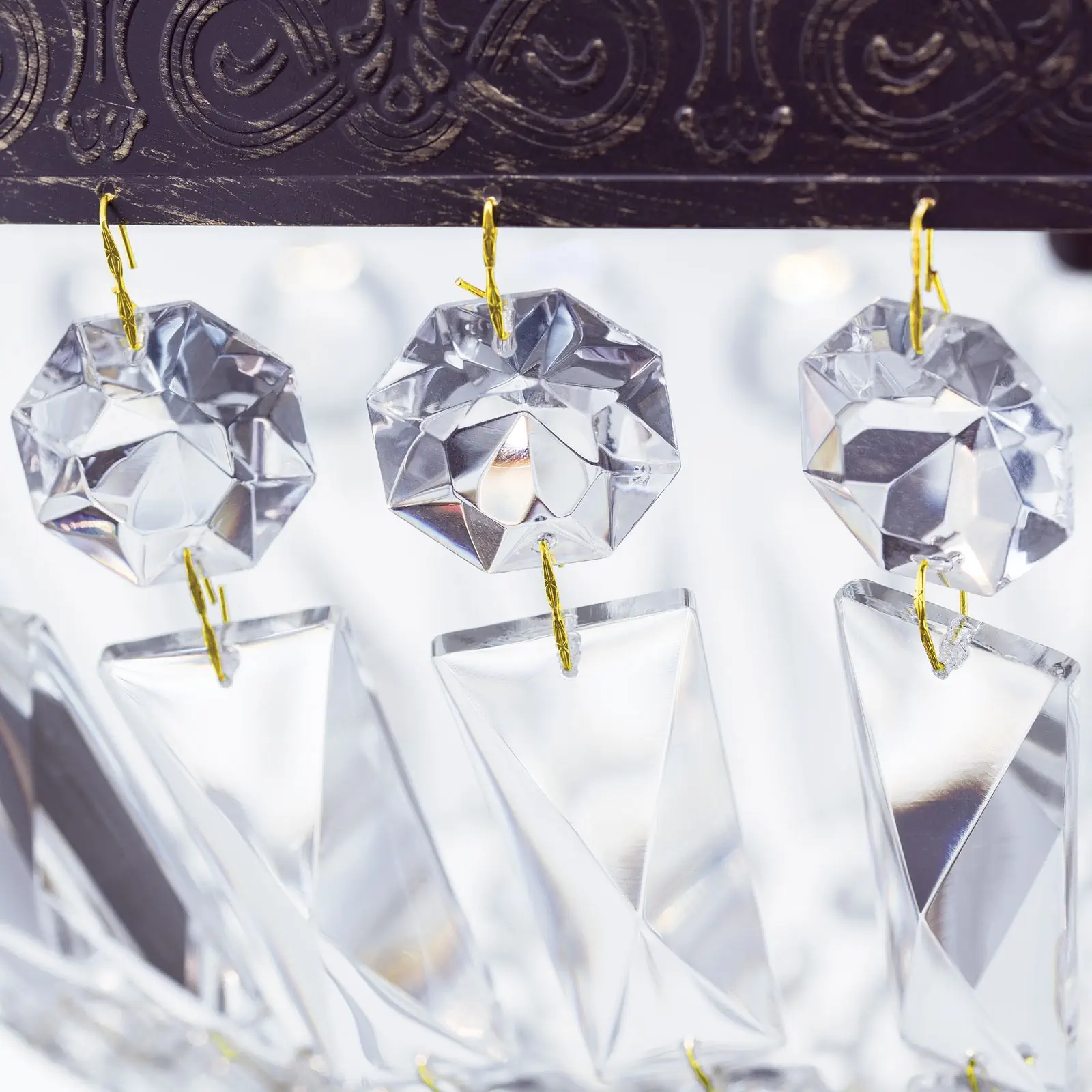 Luster ARILA, 3 izvora svetla, antik - 5