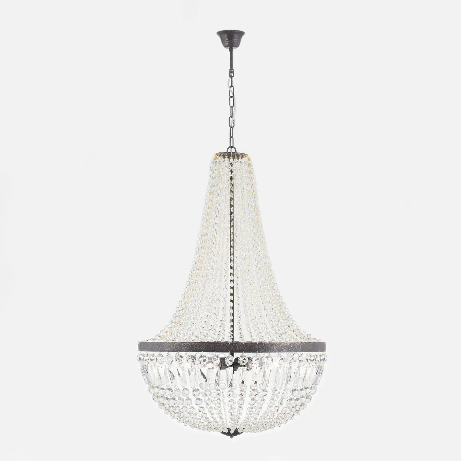 Luster ARILA, 6 izvora svetla, antik - 5