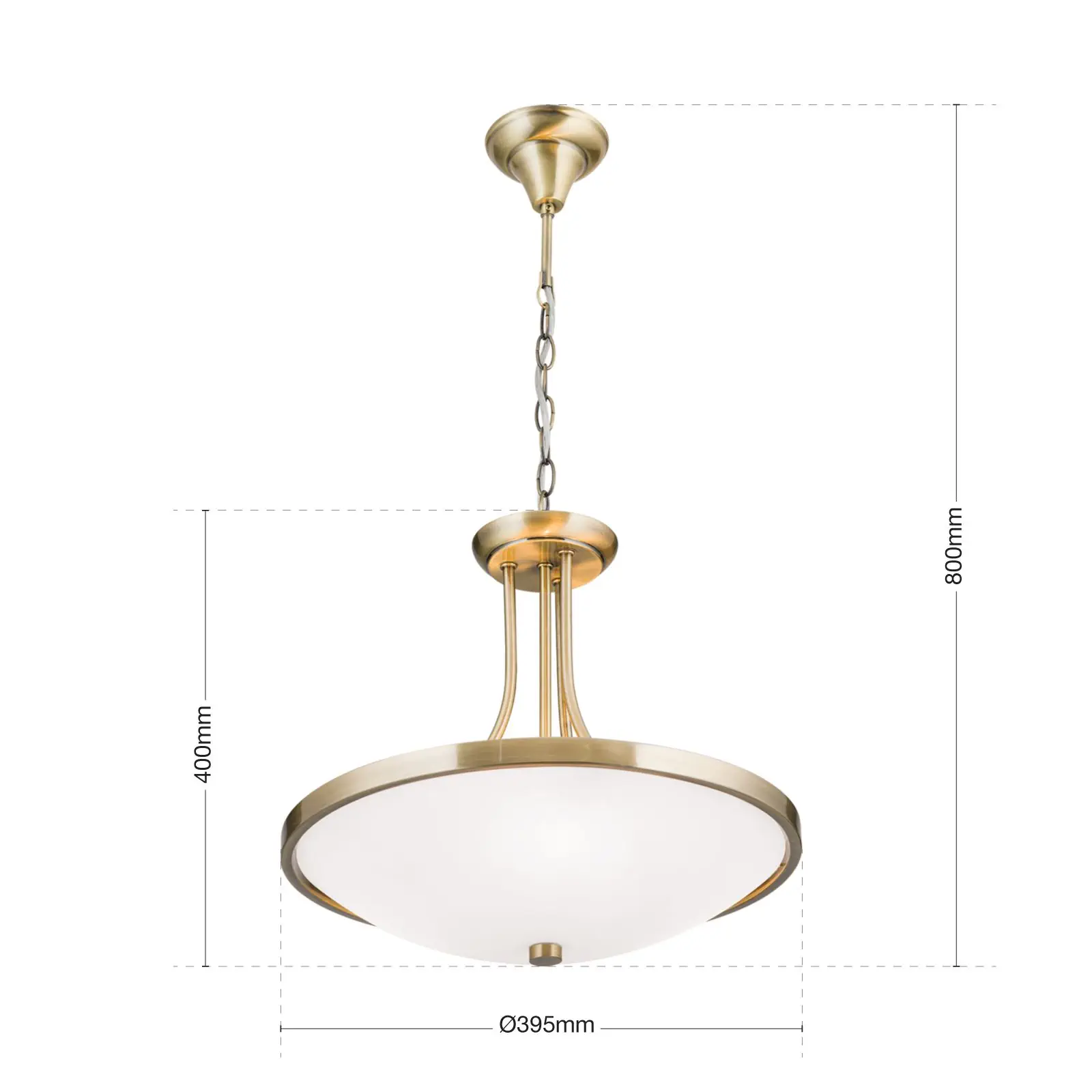 Viseća lampa AIDA, patina, 40cm - 7