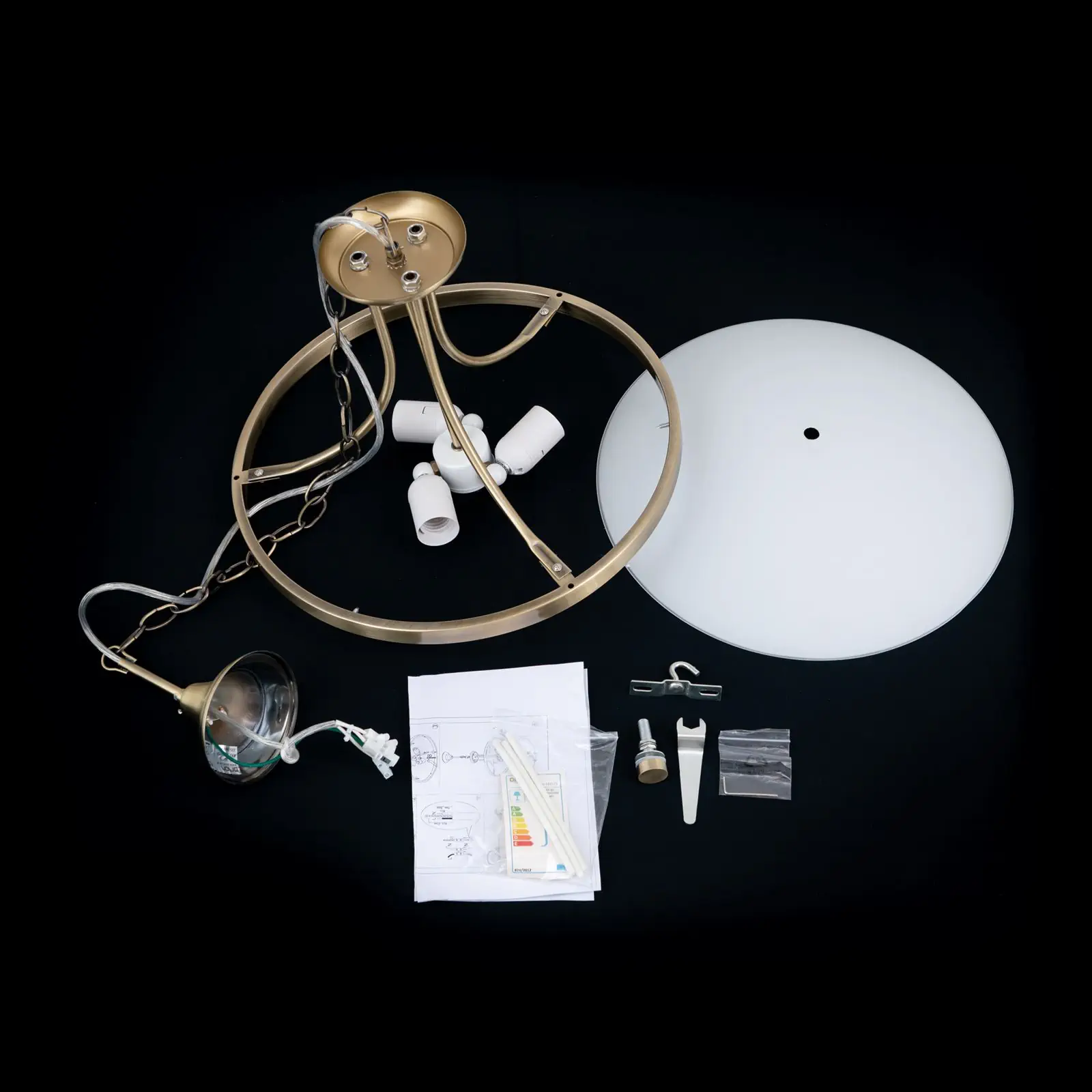 Viseća lampa AIDA, patina, 40cm - 8