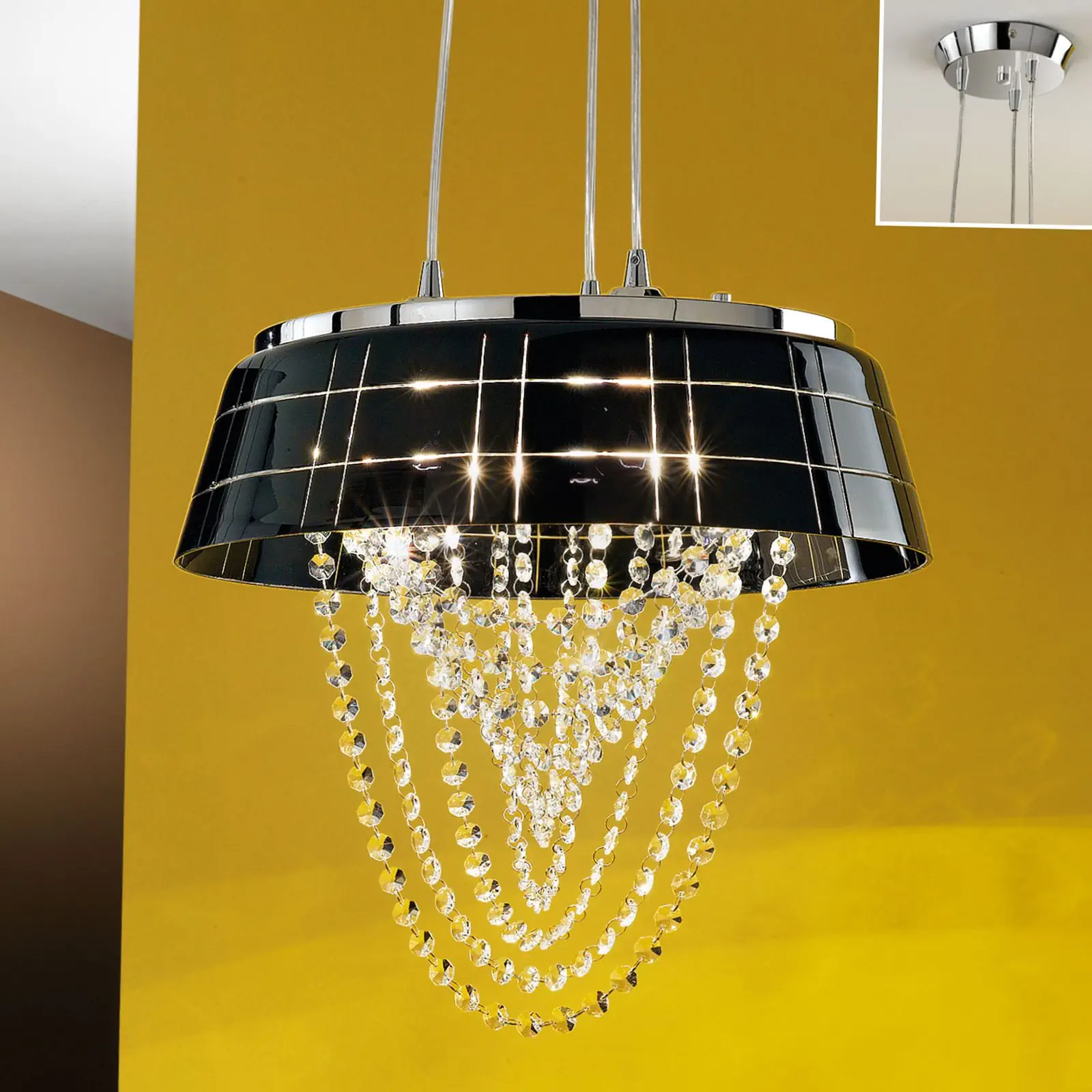 Viseća lampa MALTA, crna - 4