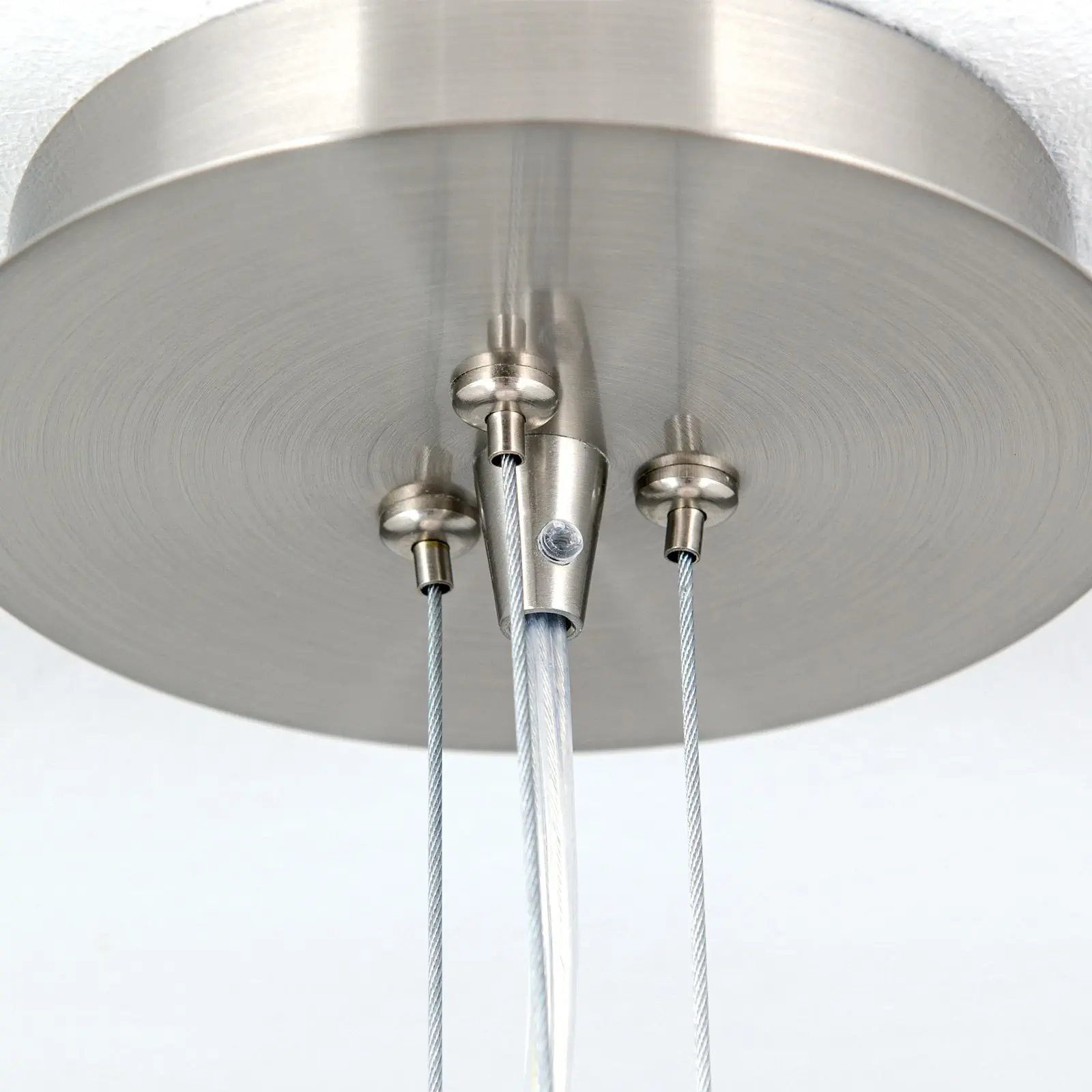 Viseća lampa CONE, saten završna obrada, sa alaska staklom, 40cm - 6