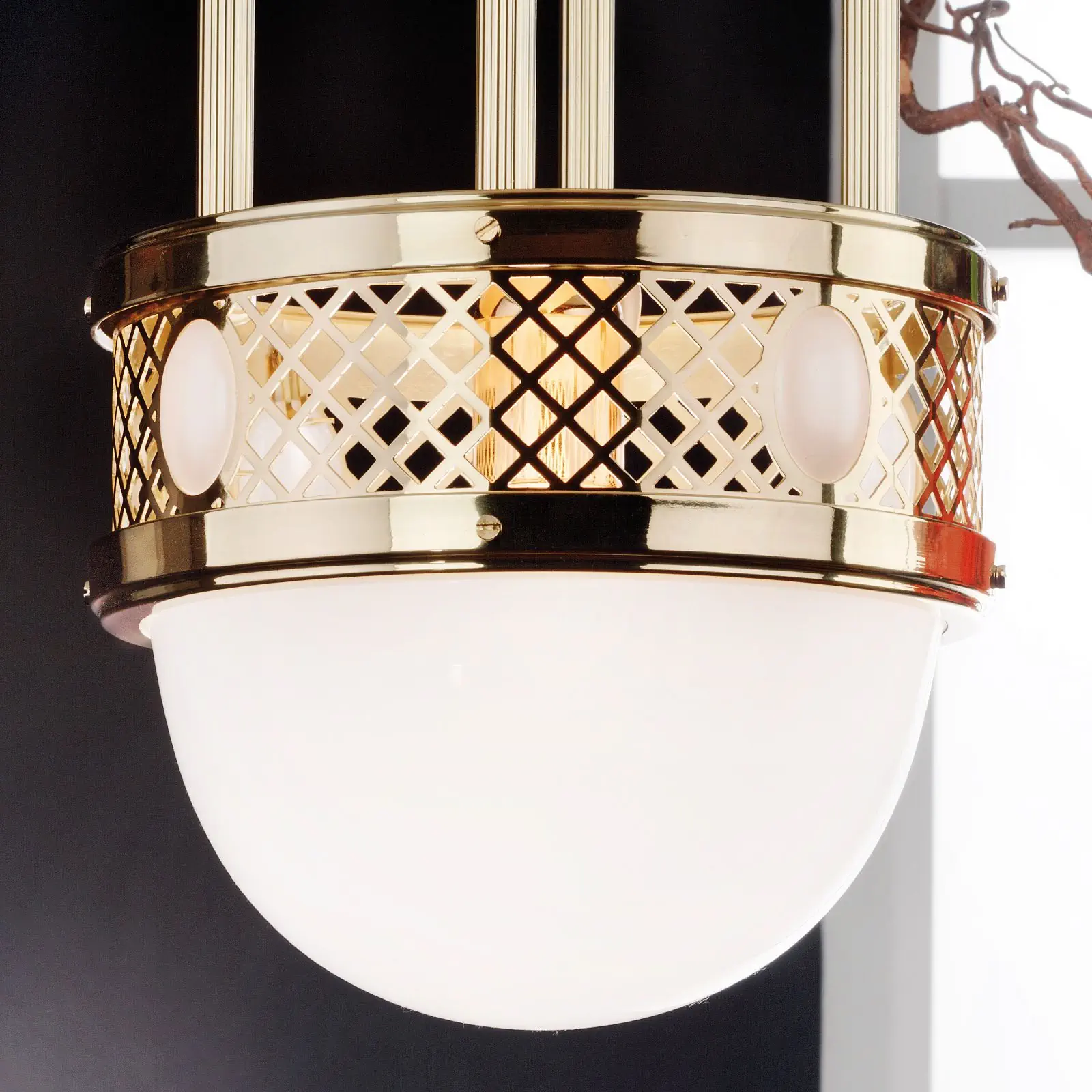 Viseća lampa ALT WIEN, sjajni mesing, 29cm - 3