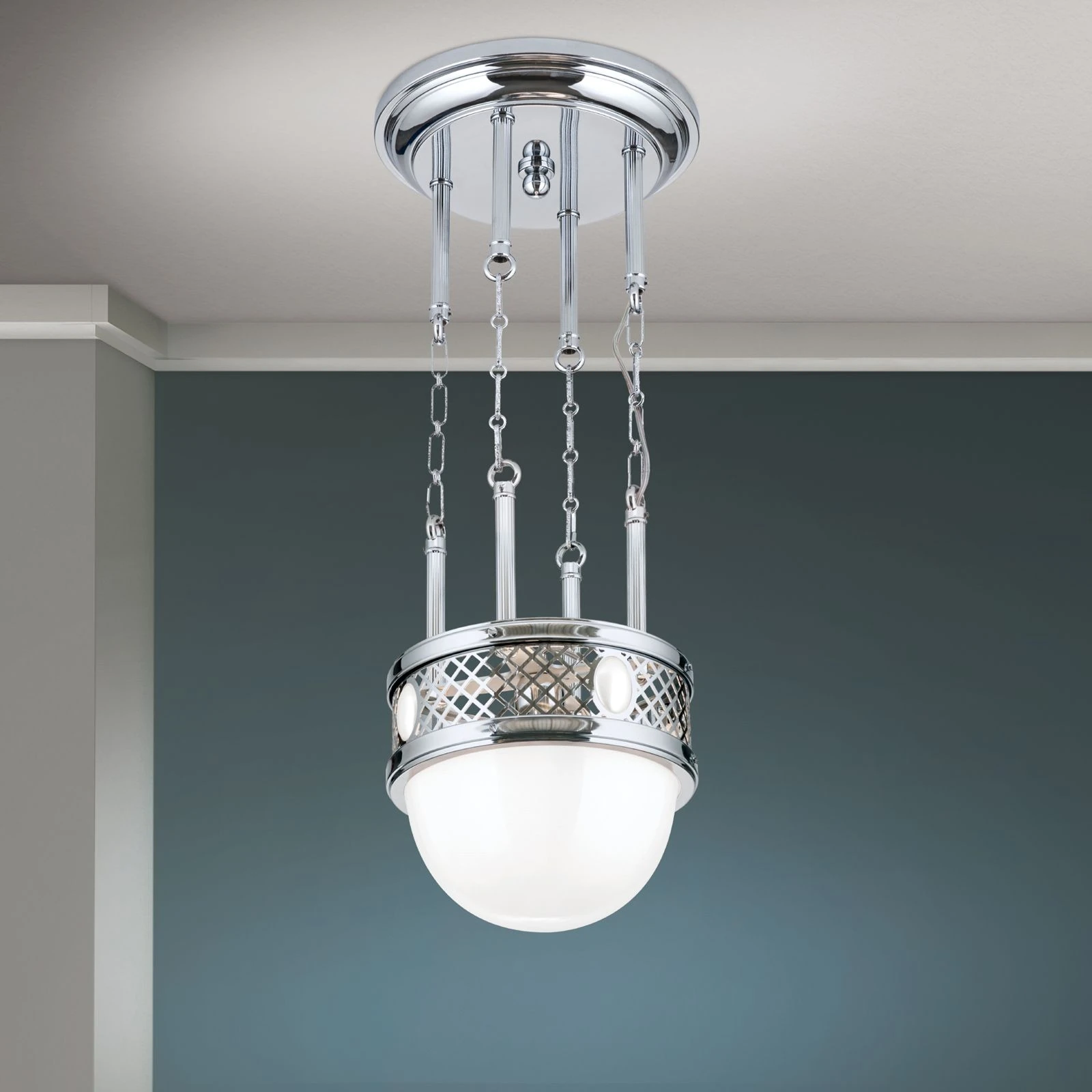 Viseća lampa ALT WIEN, sjajni nikl, 29cm - 1