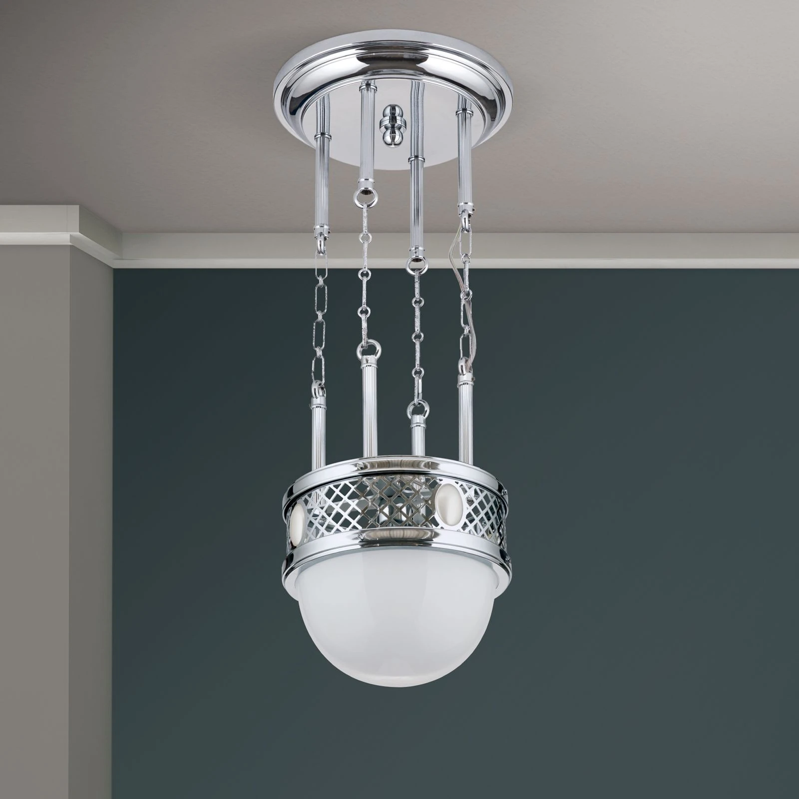 Viseća lampa ALT WIEN, sjajni nikl, 29cm - 3