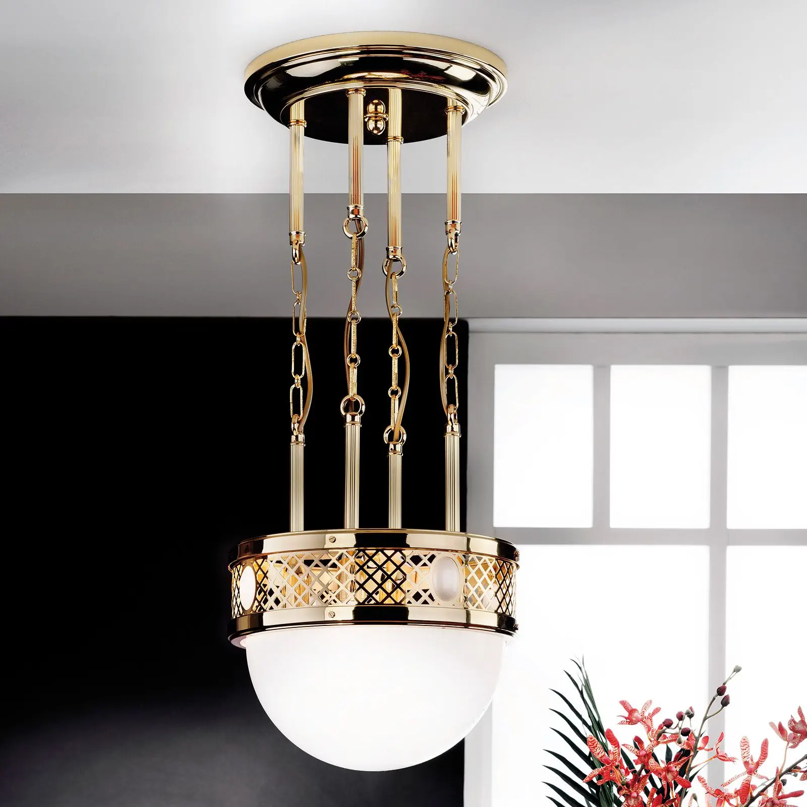 Viseća lampa ALT WIEN, sjajni mesing, 32cm - 1