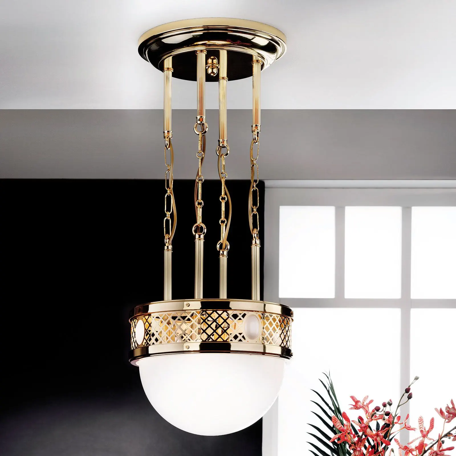 Viseća lampa ALT WIEN, sjajni mesing, 32cm - 6