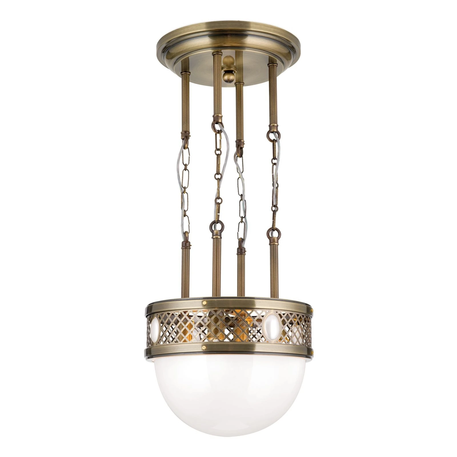Viseća lampa ALT WIEN, antik mesing, 32 cm - 4