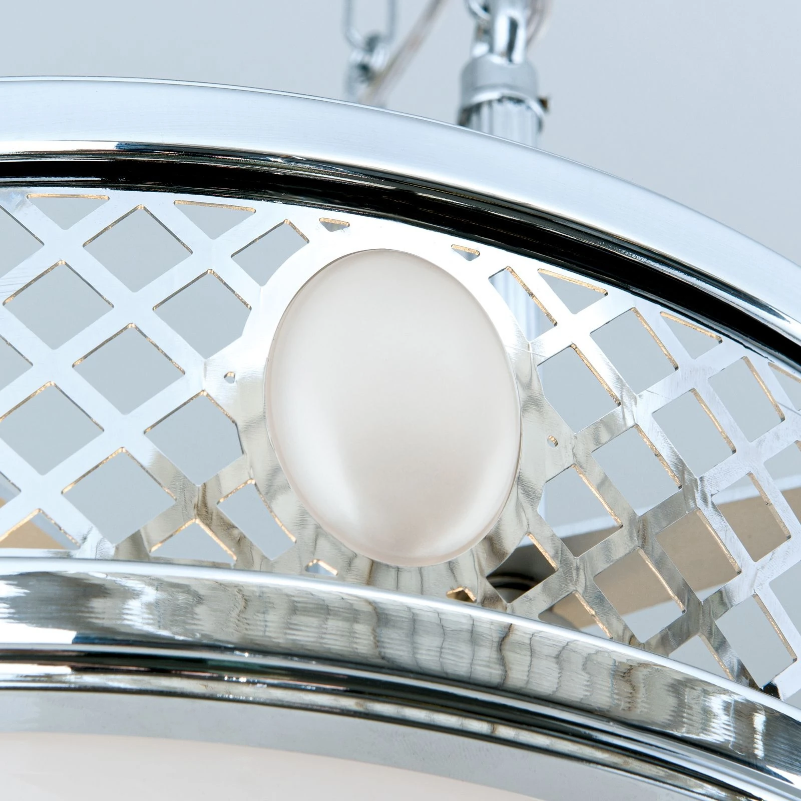 Viseća lampa ALT WIEN, sjajni nikl, 40cm - 6