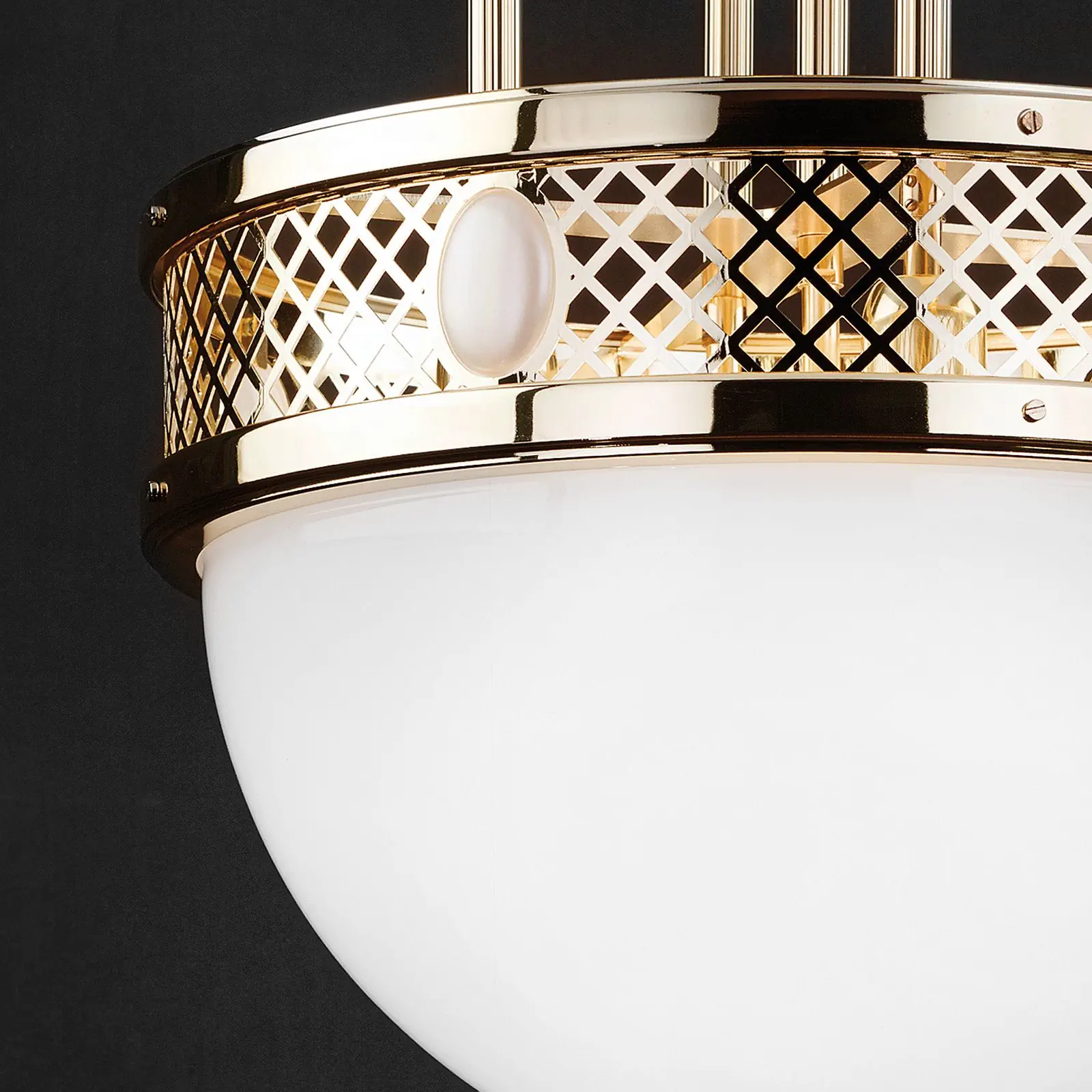 Viseća lampa ALT WIEN, sjajni mesing, 46cm - 2