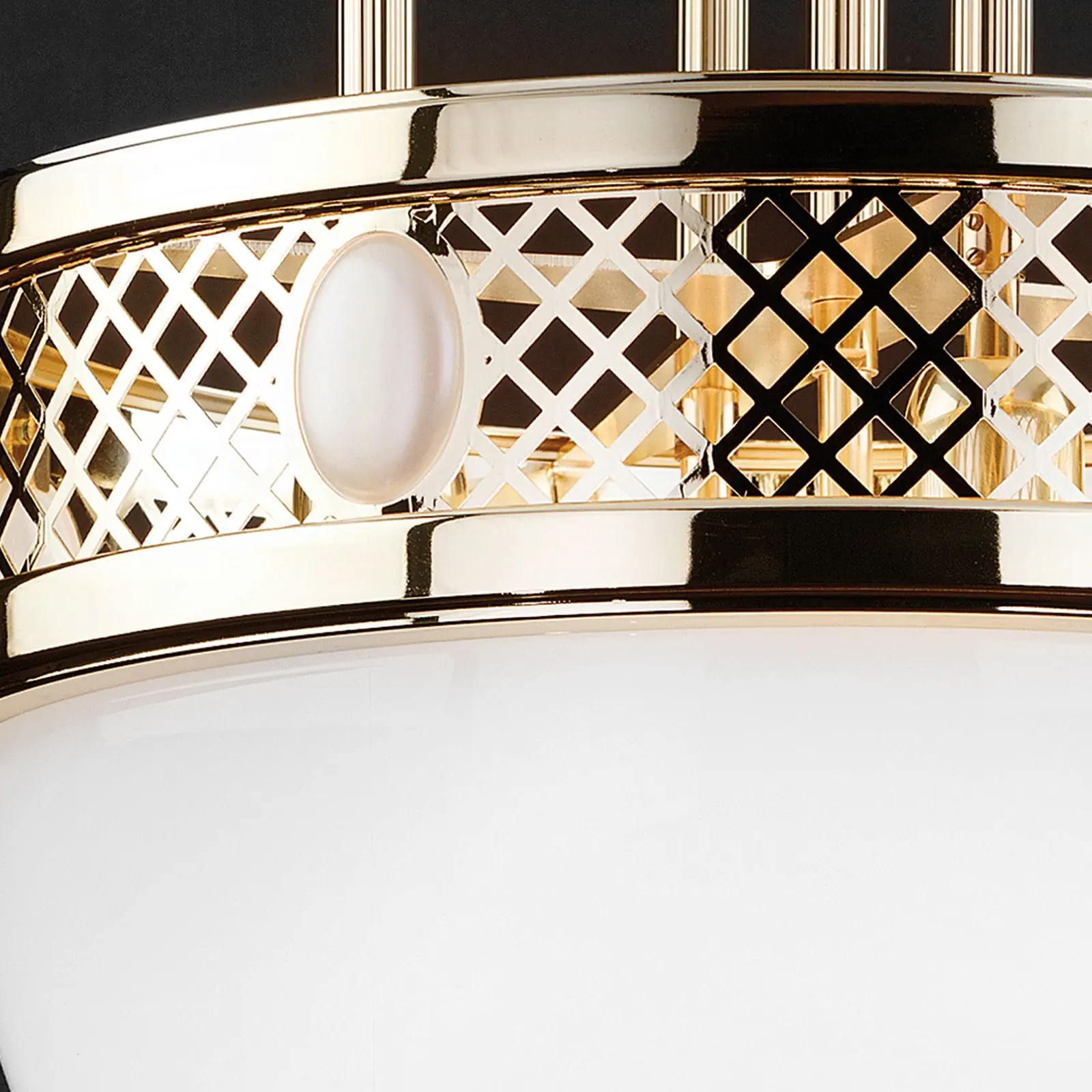 Viseća lampa ALT WIEN, sjajni mesing, 46cm - 3