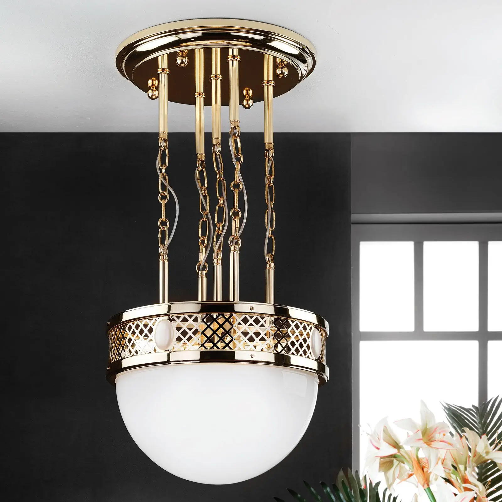 Viseća lampa ALT WIEN, sjajni mesing, 46cm - 6