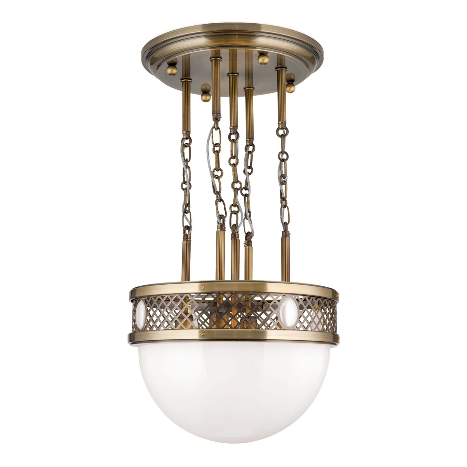 Viseća lampa ALT WIEN, antik mesing, 46 cm - 4