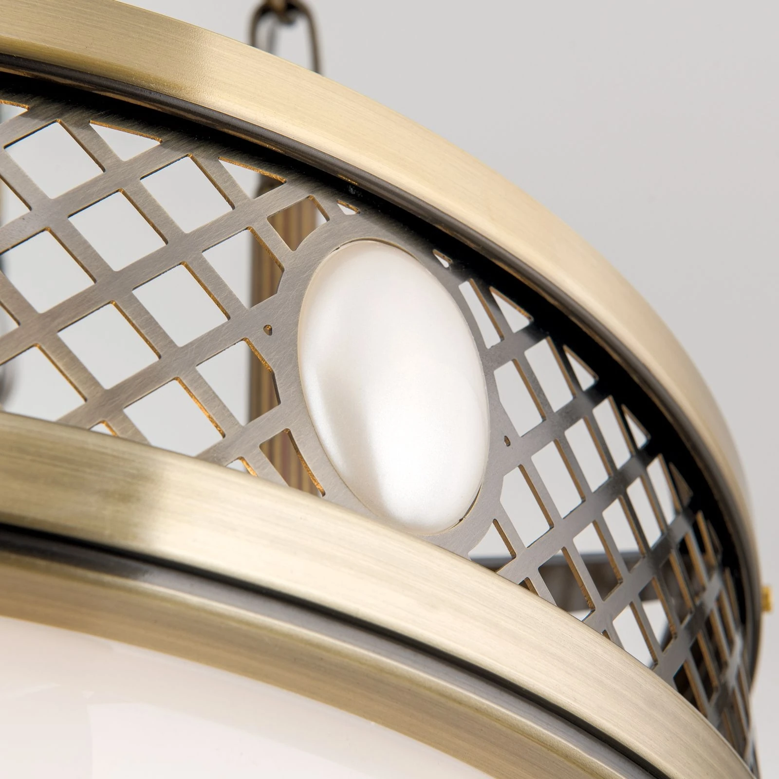 Viseća lampa ALT WIEN, antik mesing, 46 cm - 5