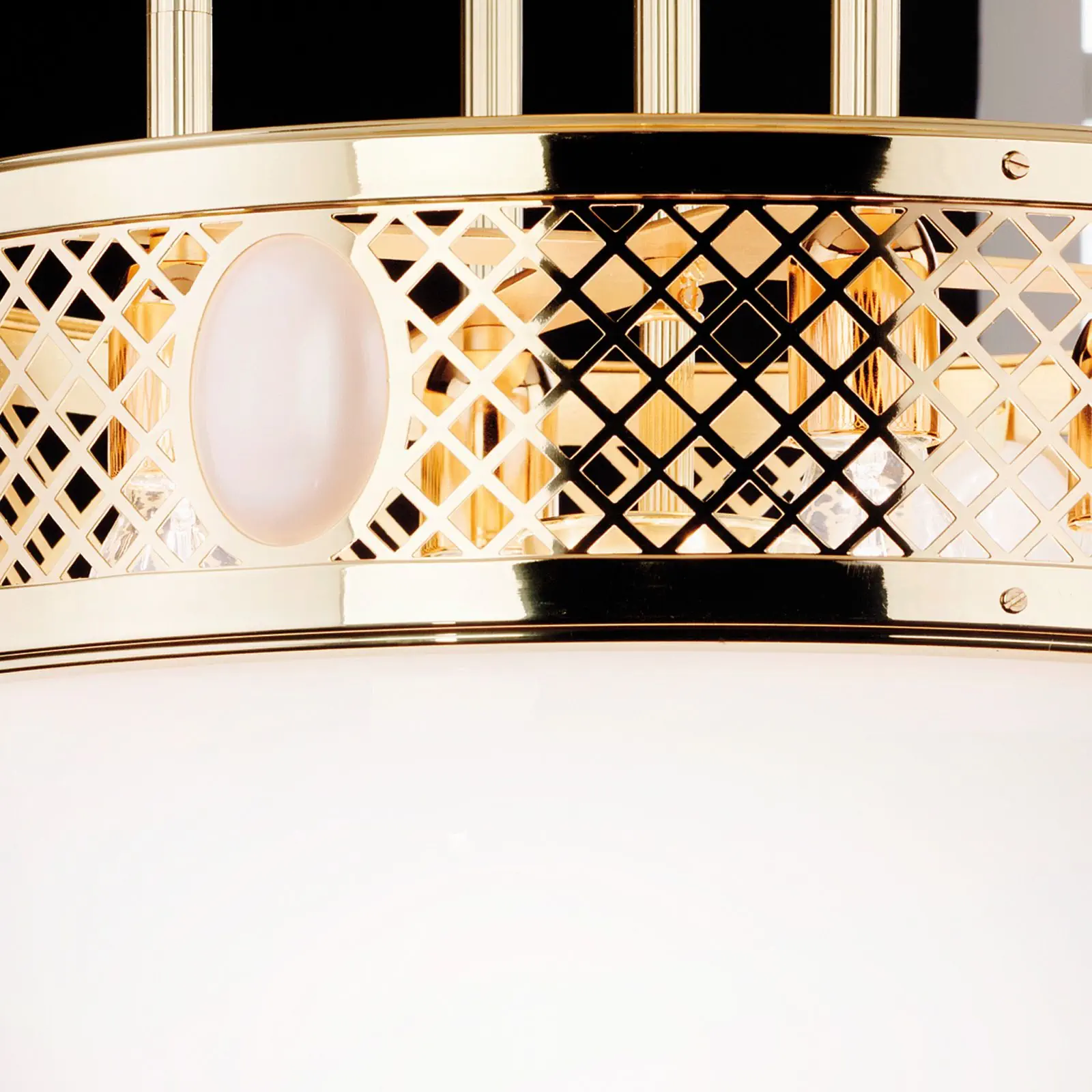 Viseća lampa ALT WIEN, sjajni mesing, 53cm - 3