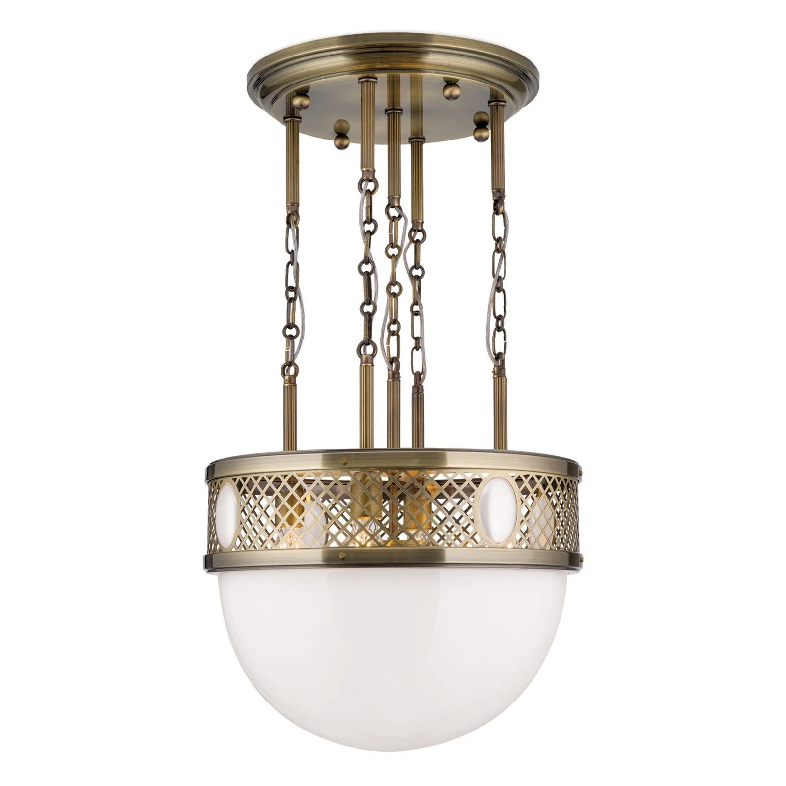 Viseća lampa ALT WIEN, antik mesing, 53 cm - 4