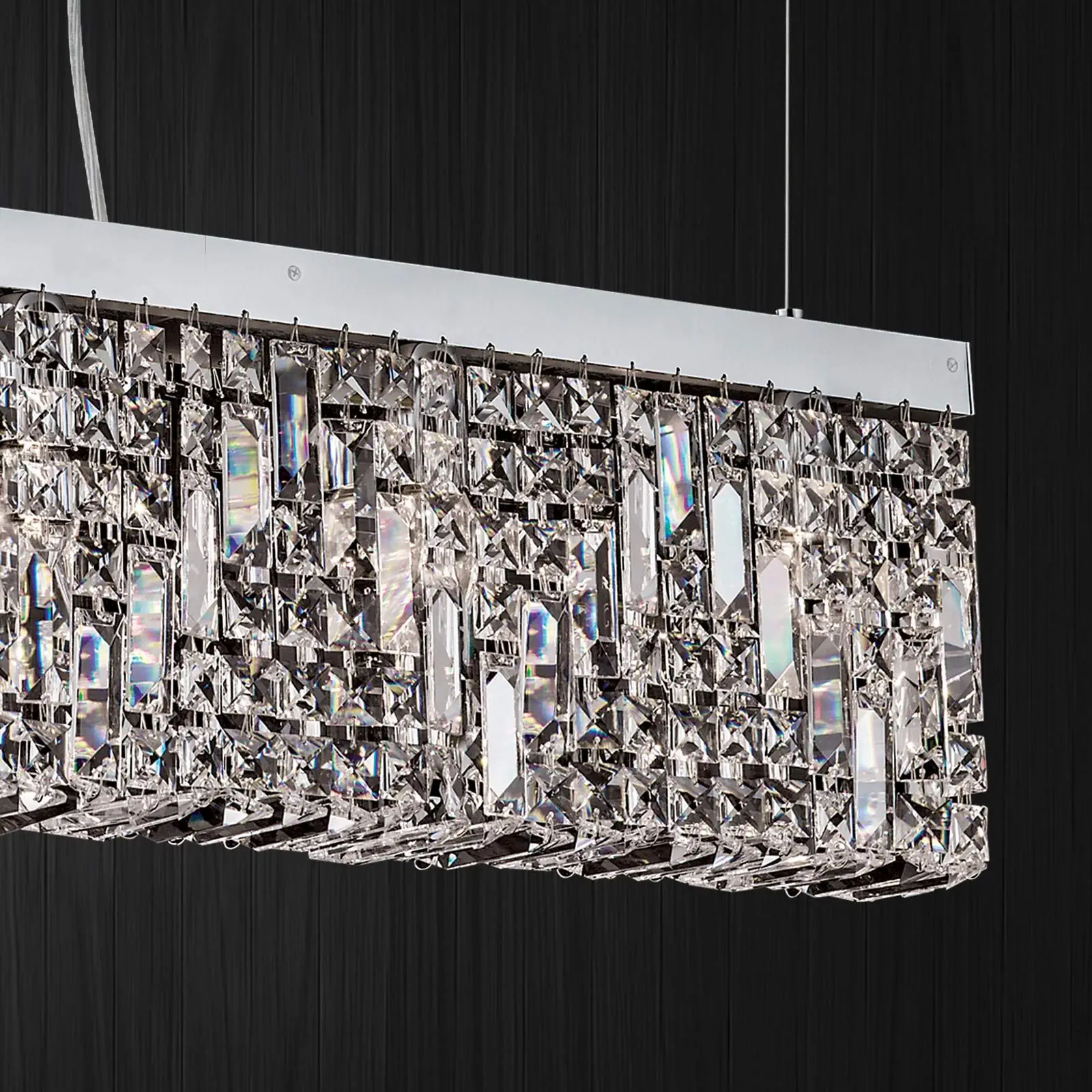 Viseća lampa RING, hrom, 50 cm - 2