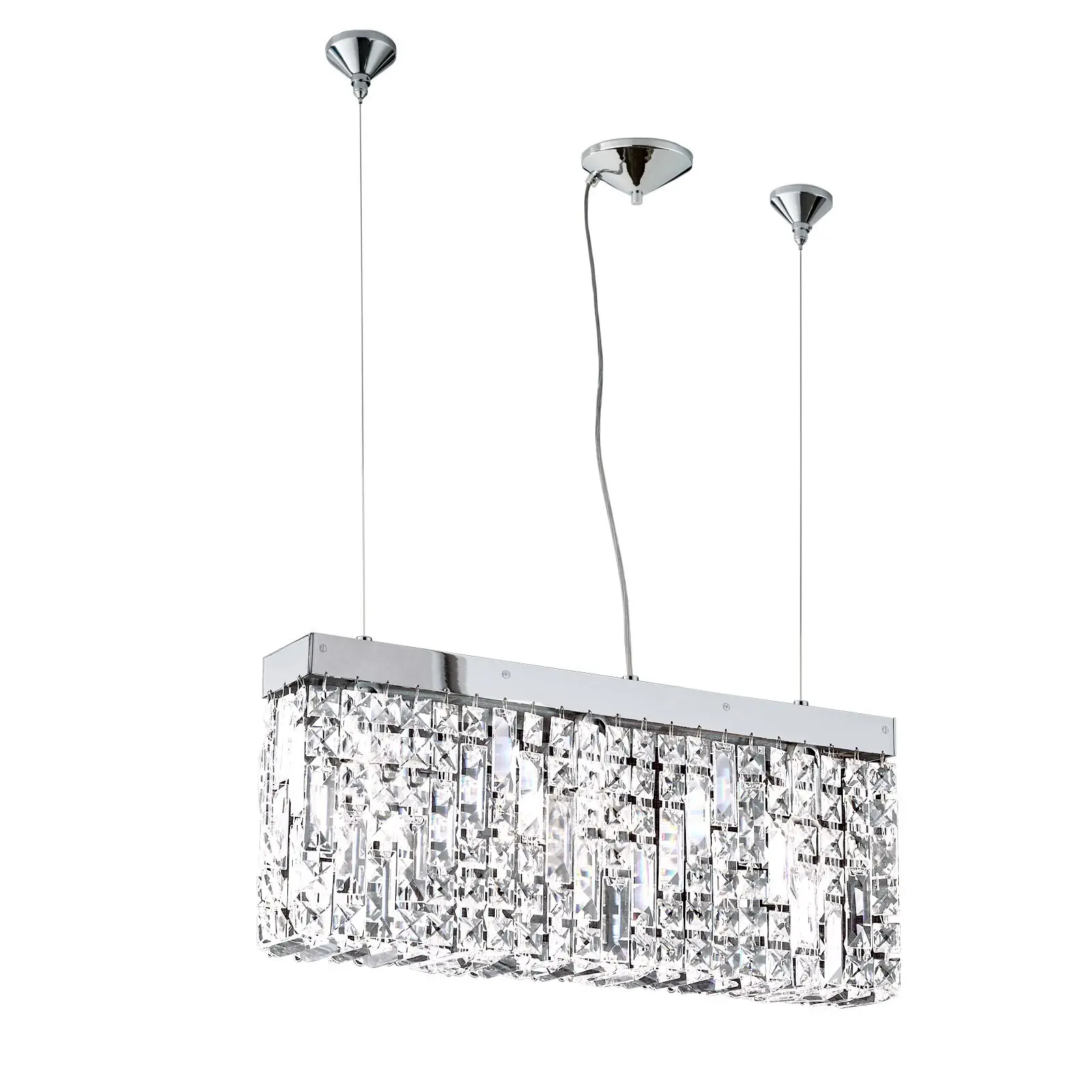 Viseća lampa RING, hrom, 50 cm - 3