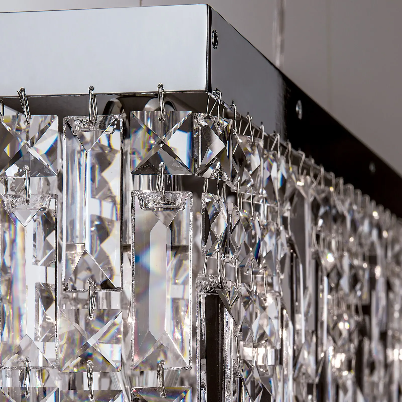 Viseća lampa RING, hrom, 50 cm - 4