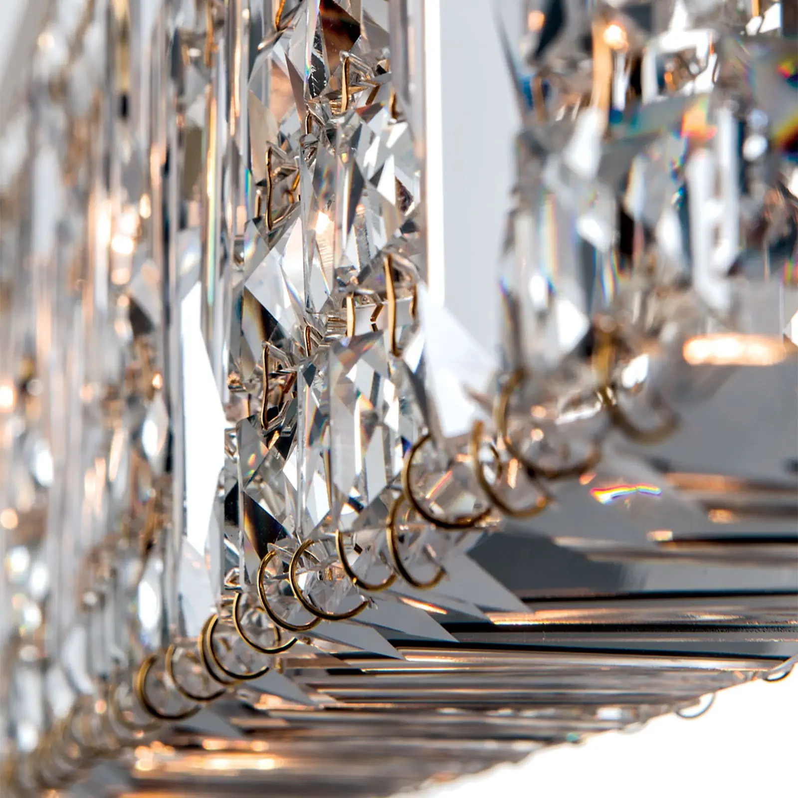 Viseća lampa RING, zlatna, 90 cm - 4