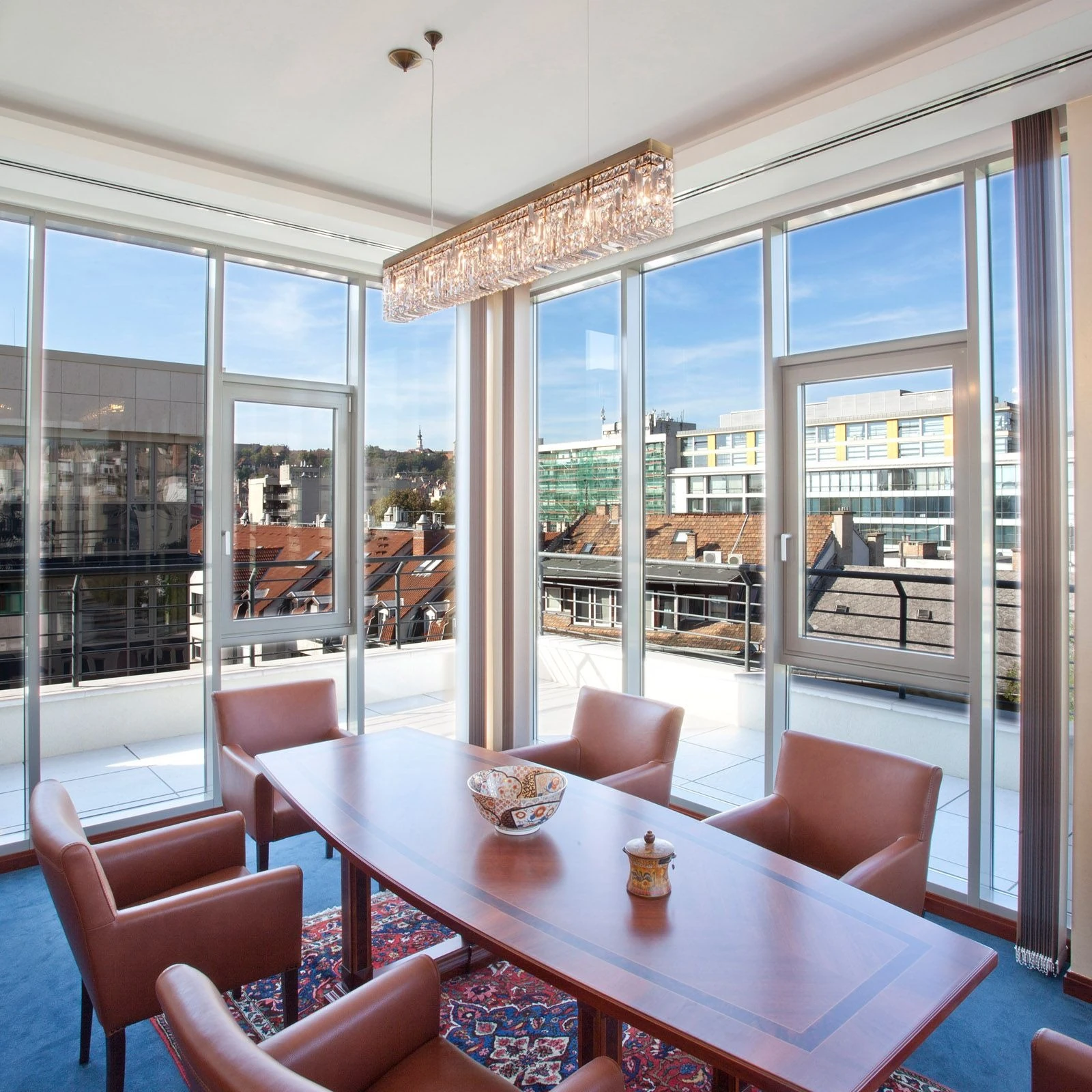 Viseća lampa RING, 7 izvora svetla, 130 cm, 24-karatno pozlaćena - 5