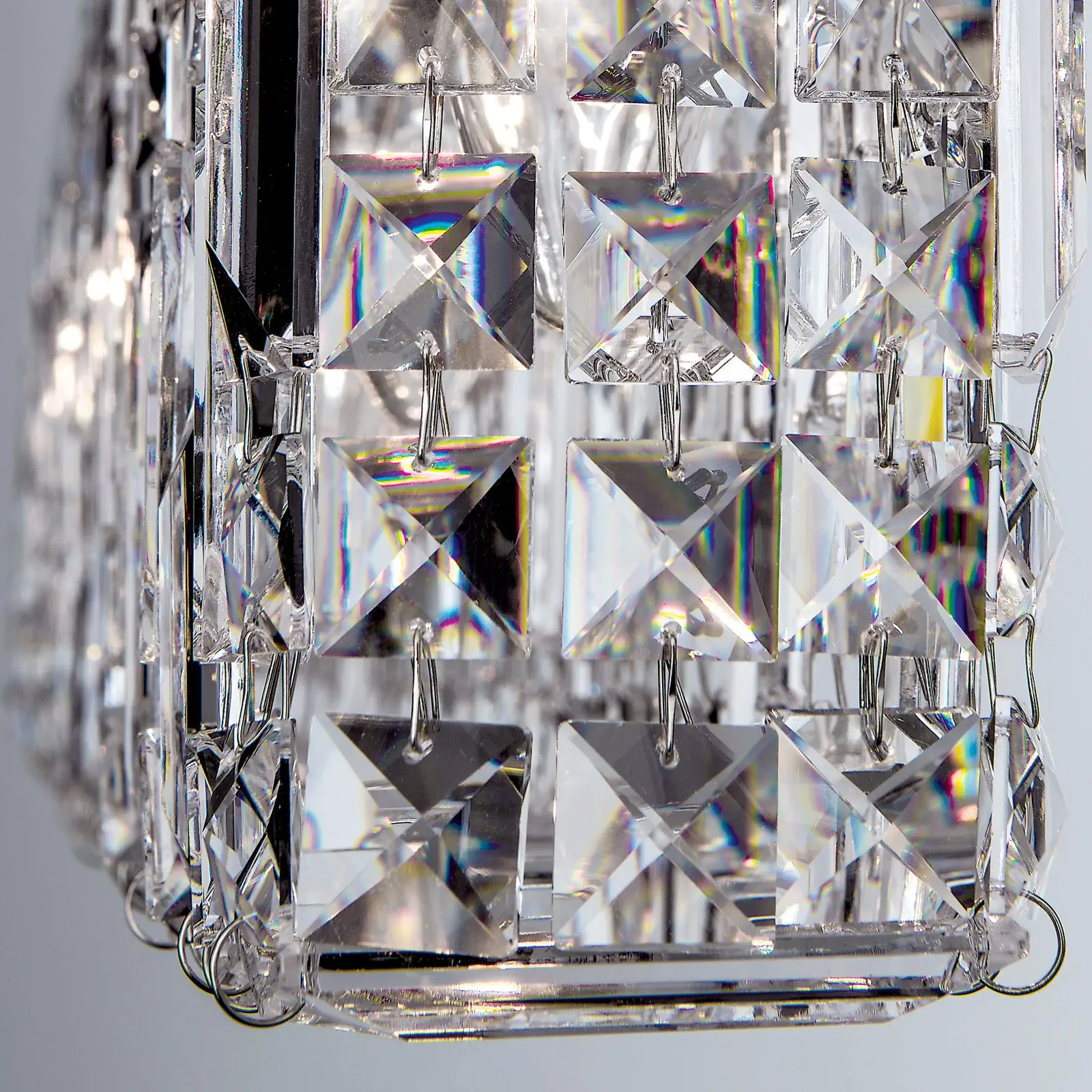 Viseća lampa RING, hrom, 130 cm - 3