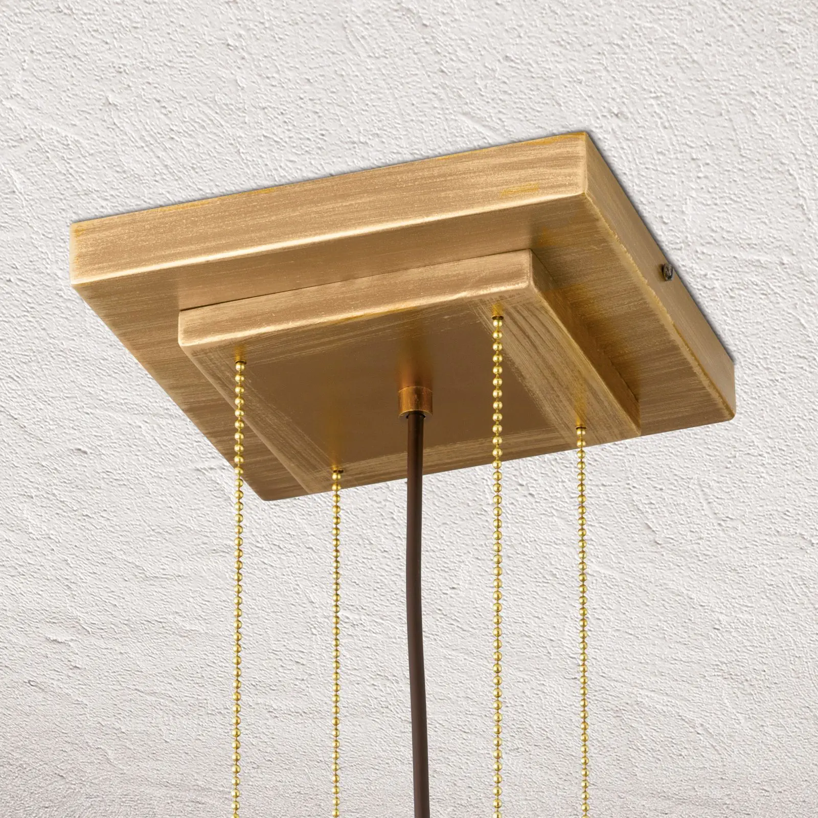 Viseća lampa ART QUATRO, 1 izvor svetla, antik bronza - 4