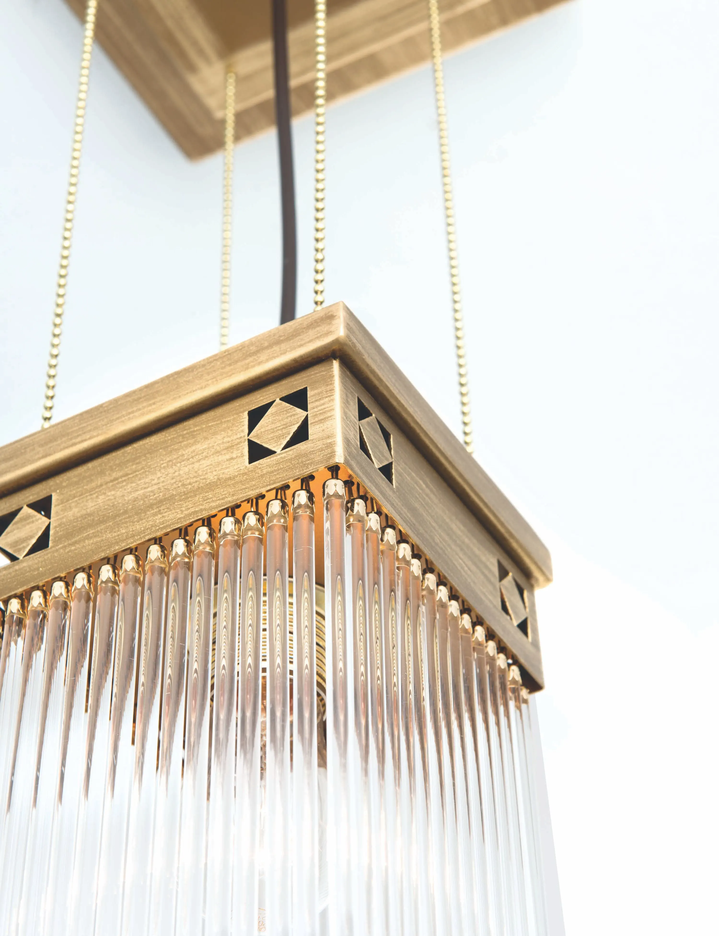 Viseća lampa ART QUATRO, 1 izvor svetla, antik bronza - 7