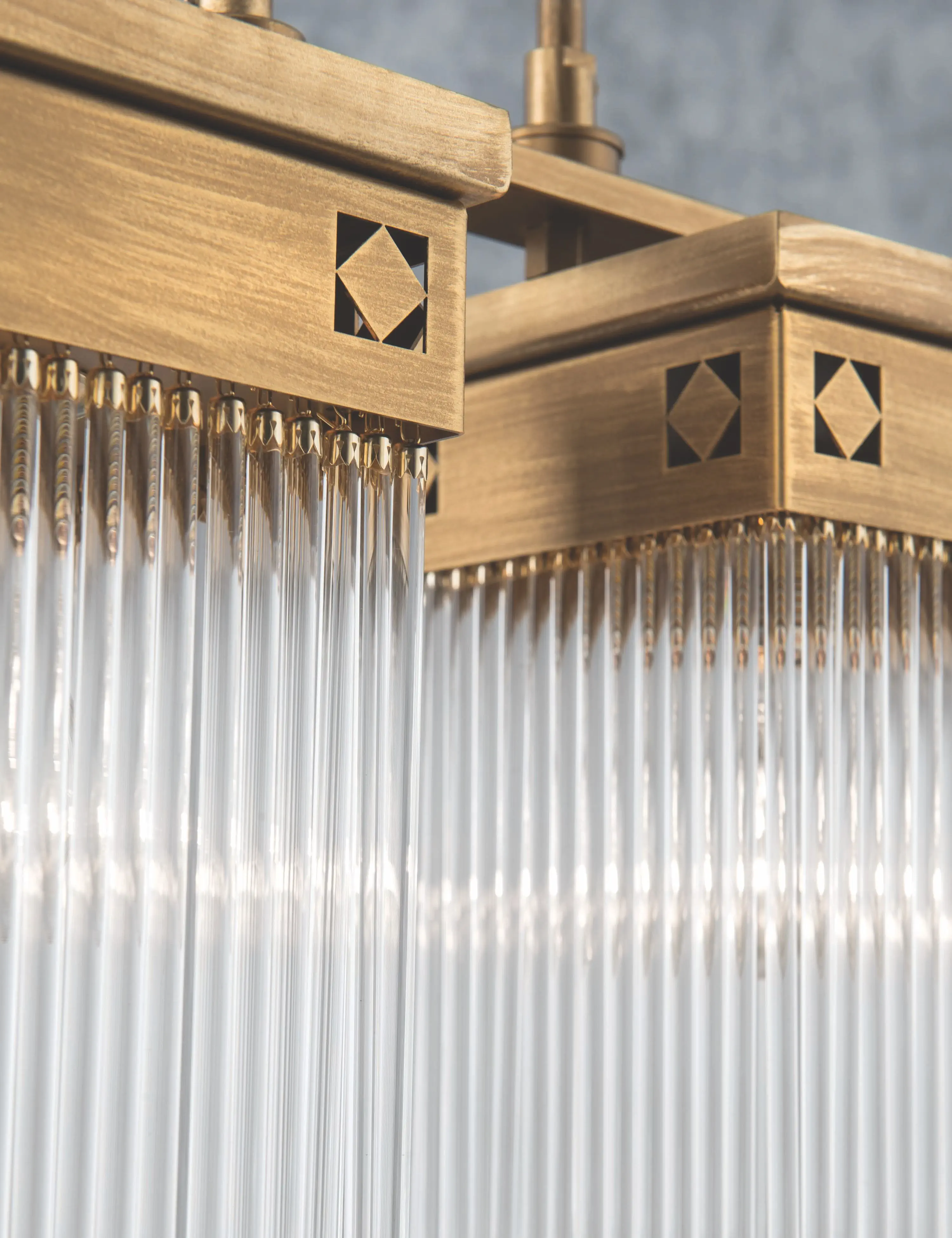 Viseća lampa ART QUATRO, 5 izvora svetla, antik bronza - 7