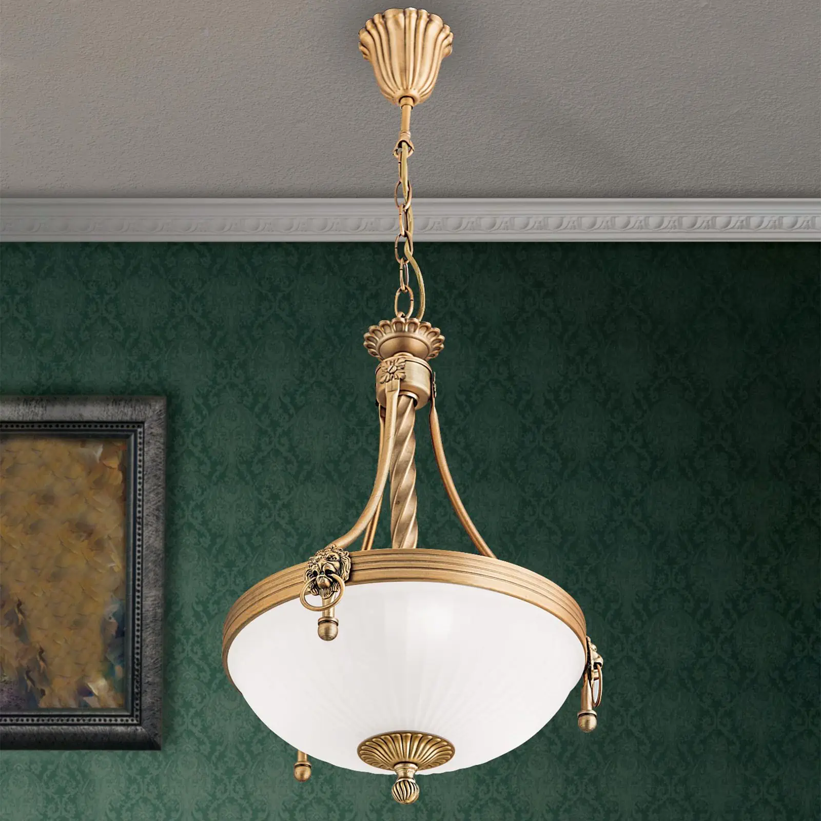 Viseća lampa ROCCA, bronzana, 32cm - 1