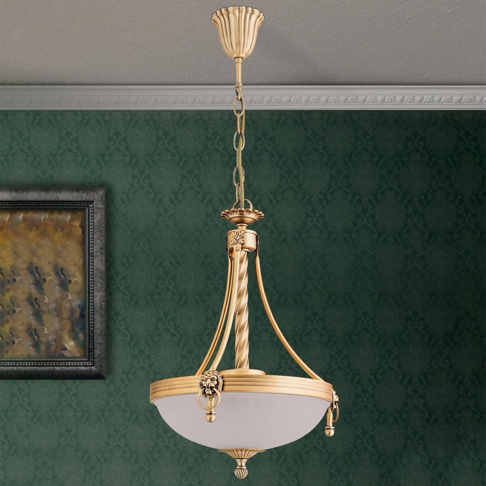 Viseća lampa ROCCA, bronzana, 32cm - 2