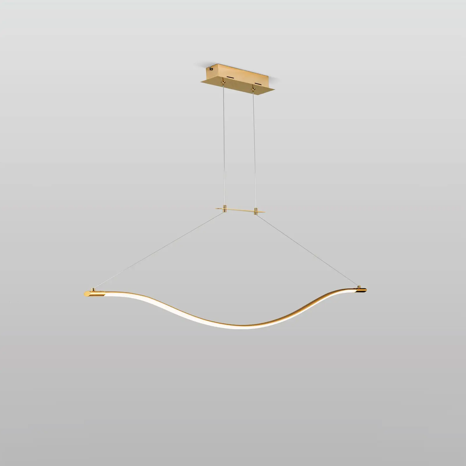 LED viseća lampa DONNA, zlatna - 4