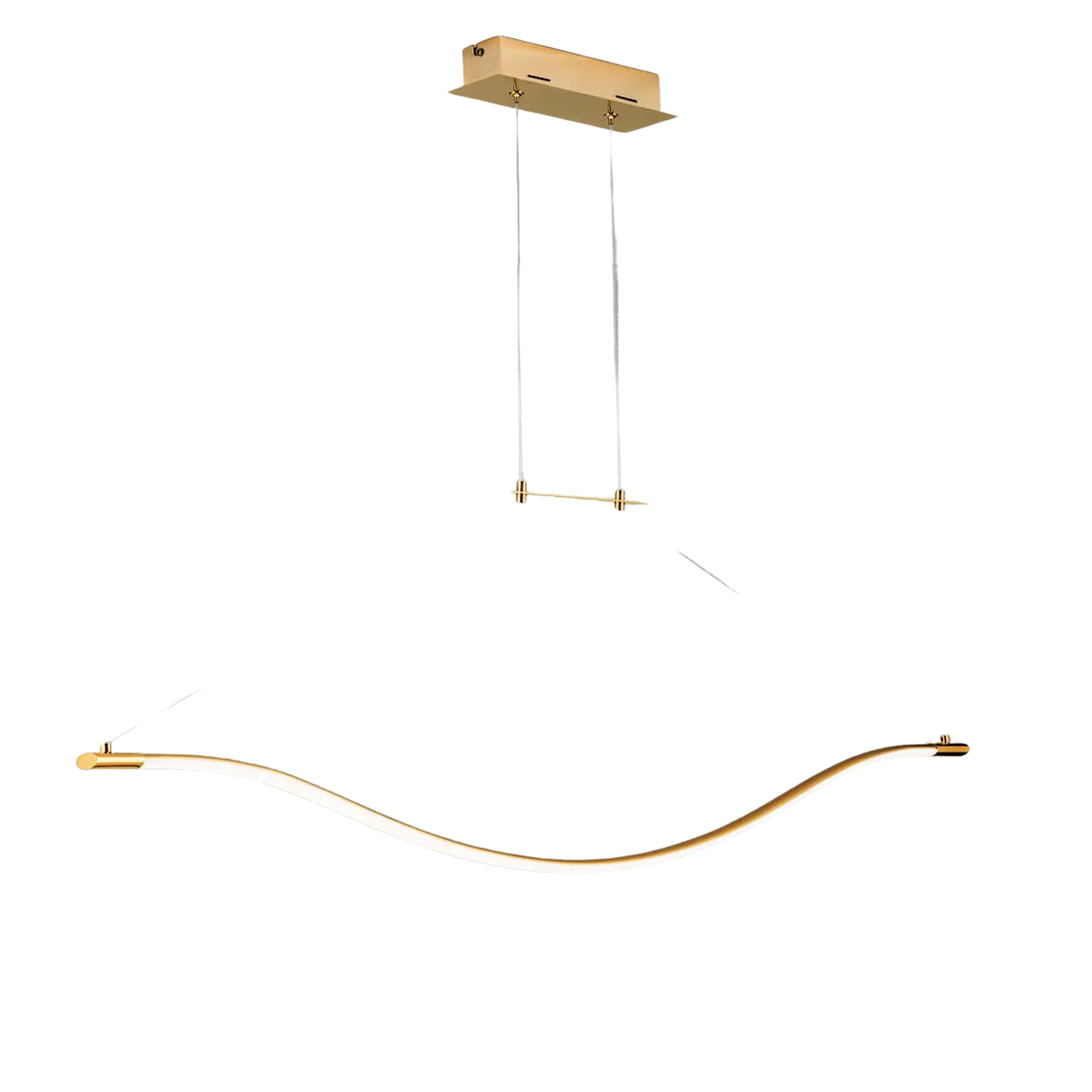 LED viseća lampa DONNA, zlatna - 7