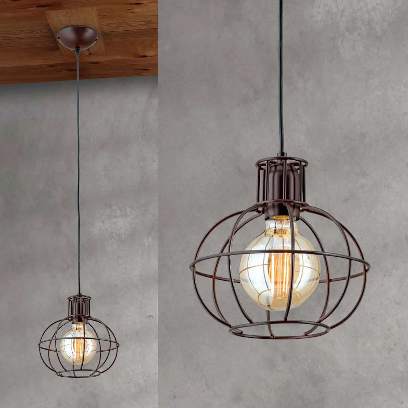 Viseća lampa EMIL, 1 izvor svetla, 21cm - 5